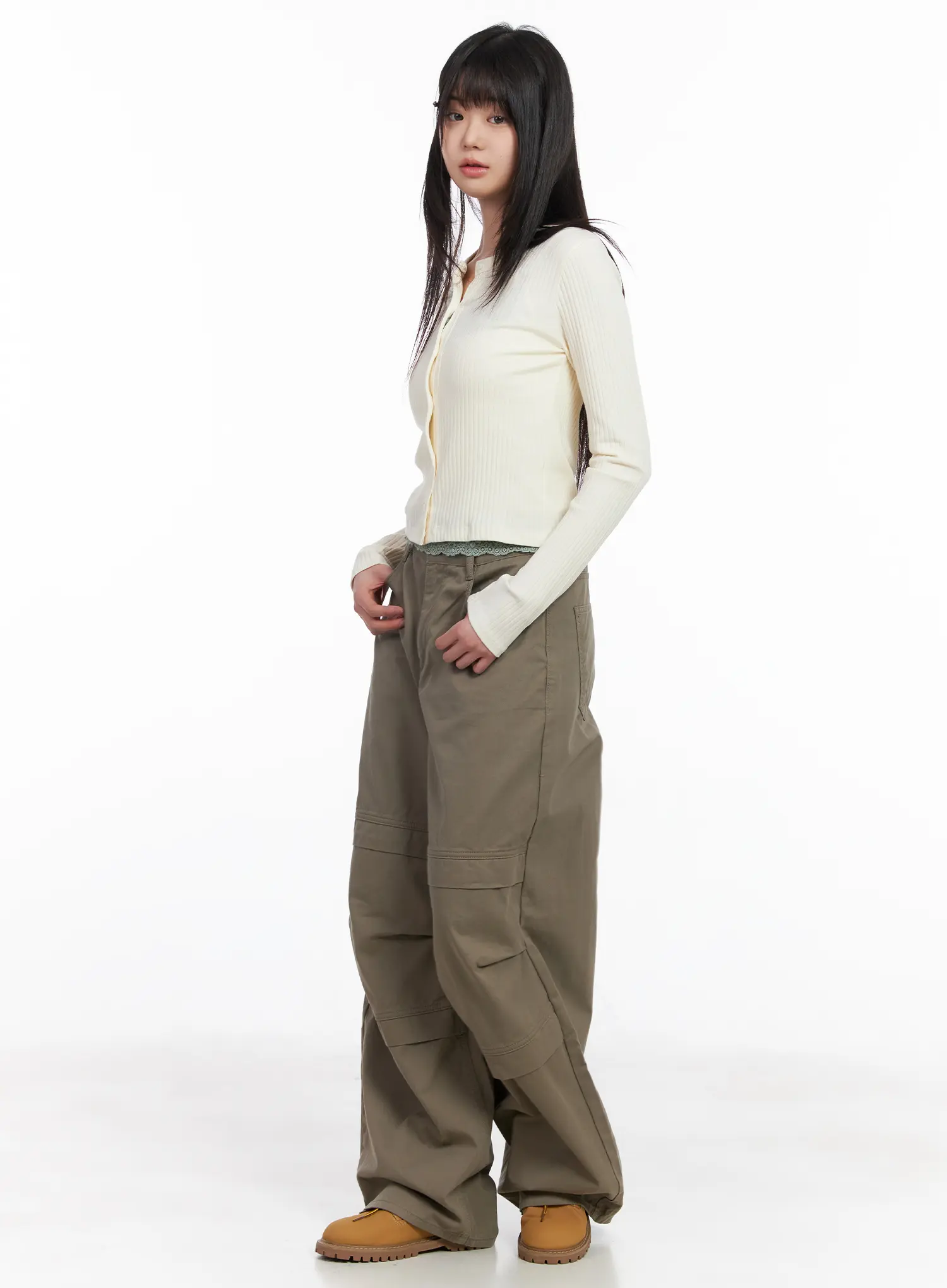 Essential Long Sleeve Cardigan CM513 - Image 3