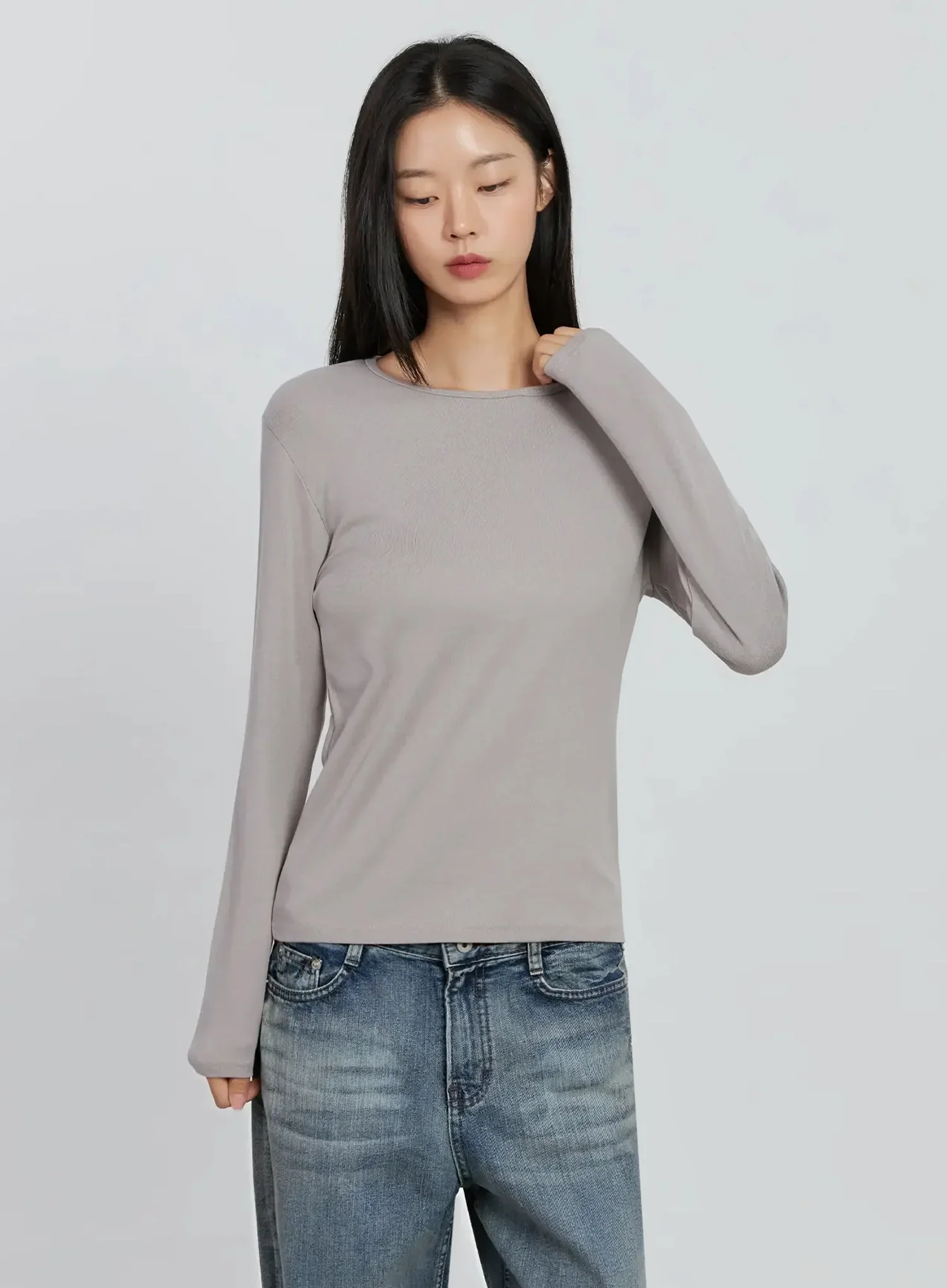Essential Long Sleeve Top IO530 - Image 17