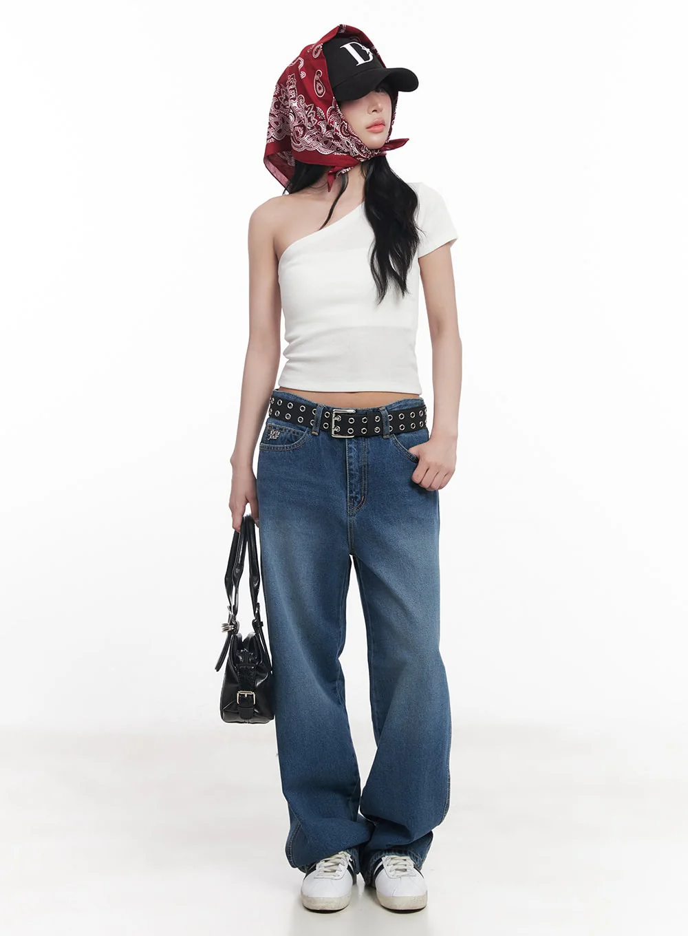 Essential One-Shoulder Crop Top CY527 - Image 3
