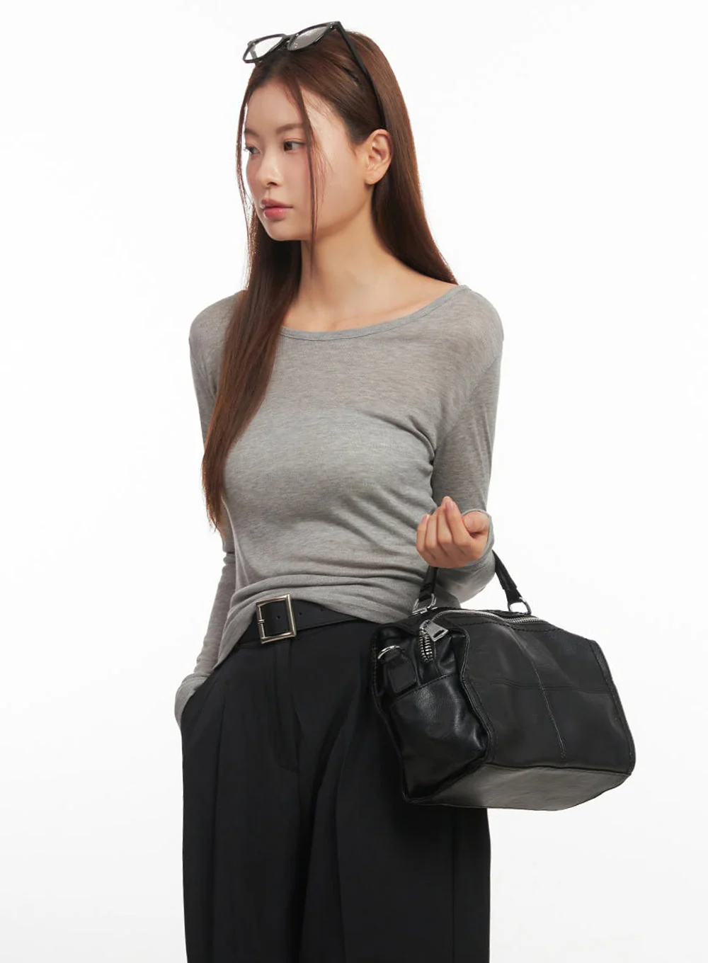 Essential Sheer Long-Sleeve Top IM524