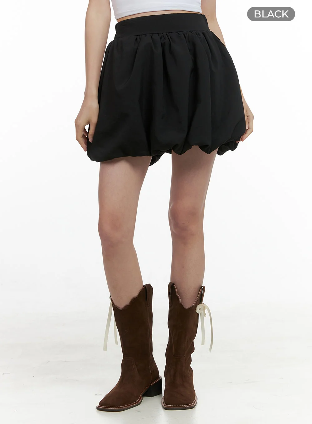 Essential Solid Polyester Mini Skirt OS411 - Image 8