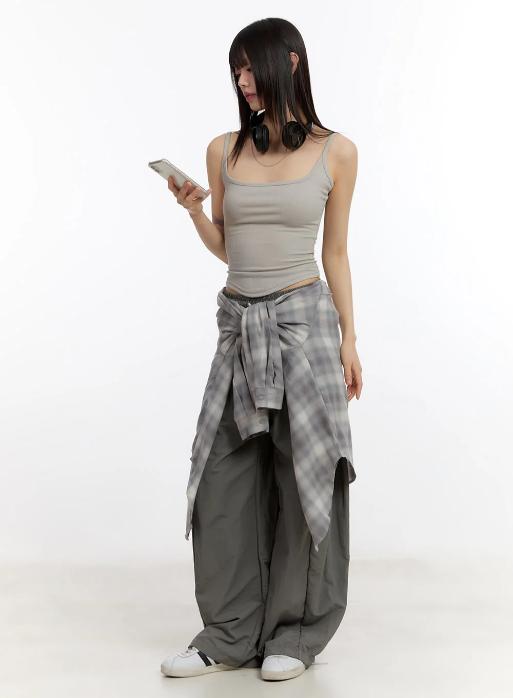 Essential Square-Neck Cami Crop Top CA509