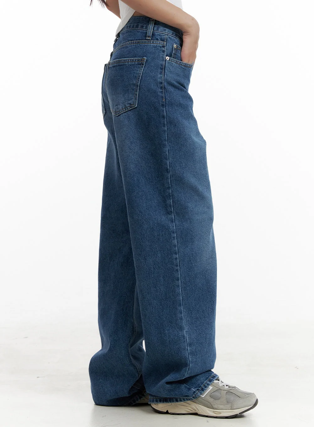 Eva Blue Washed Baggy Jeans CL431 - Image 5