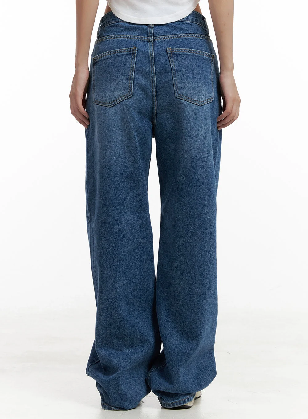 Eva Blue Washed Baggy Jeans CL431 - Image 6
