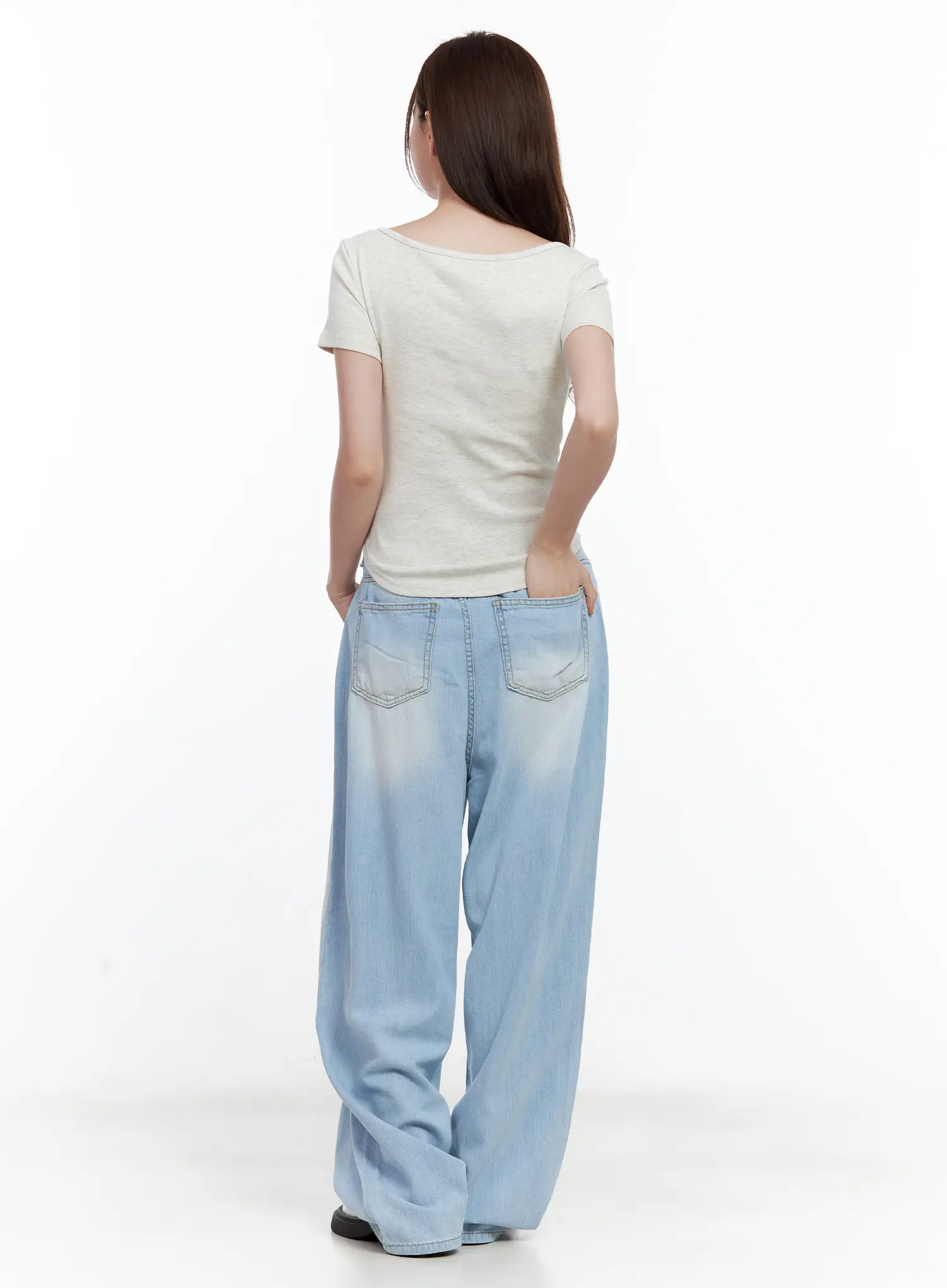 Everyday Basic Round-Neck Top CL502 - Image 5