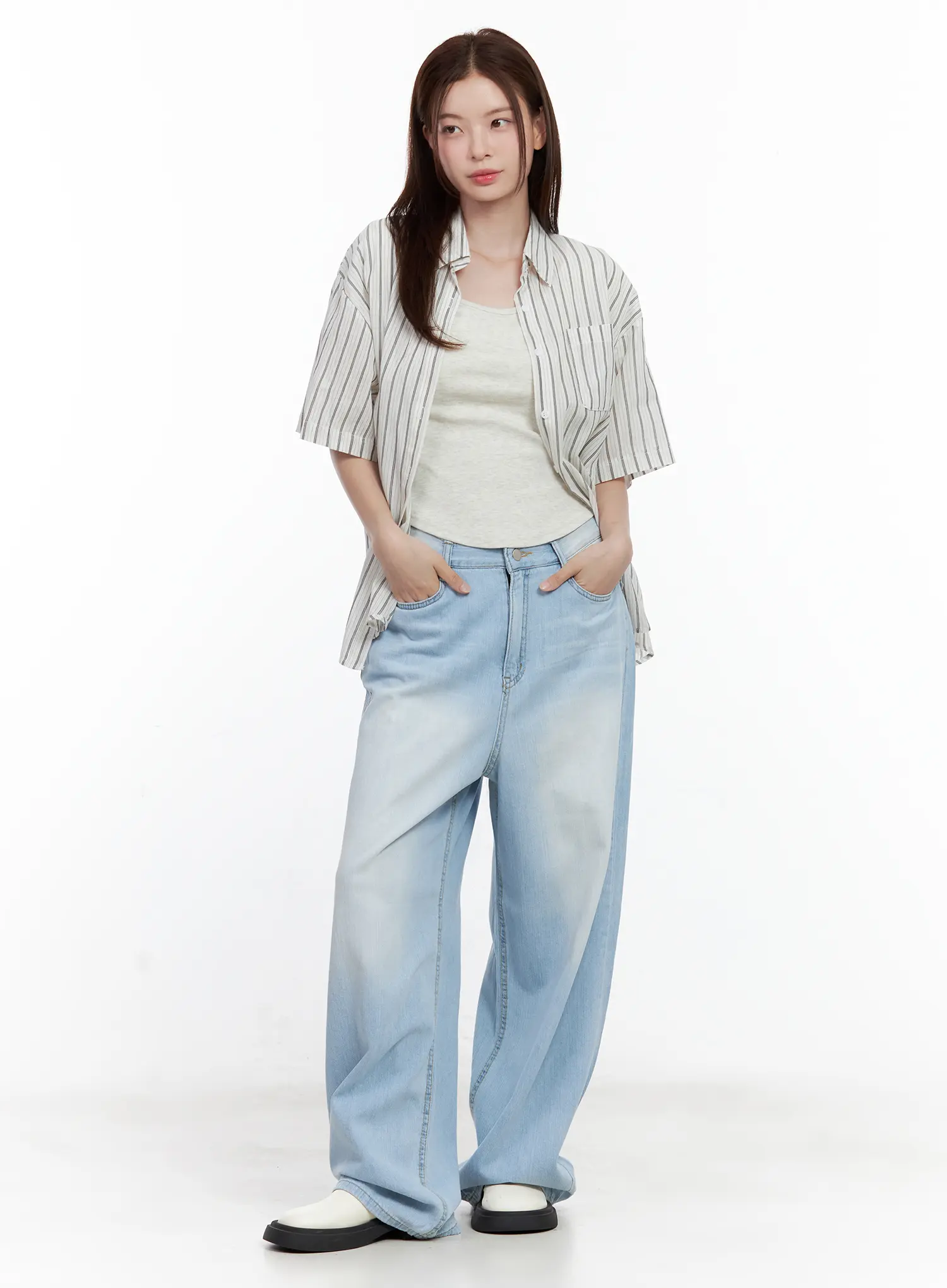 Everyday Basic Round-Neck Top CL502 - Image 8
