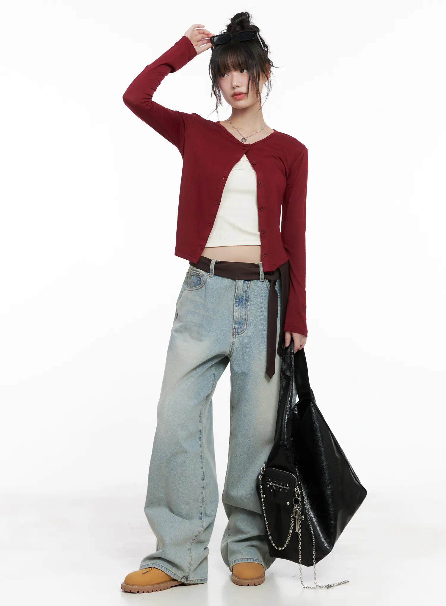 Everyday Long Sleeve Cardigan CG519 - Image 3