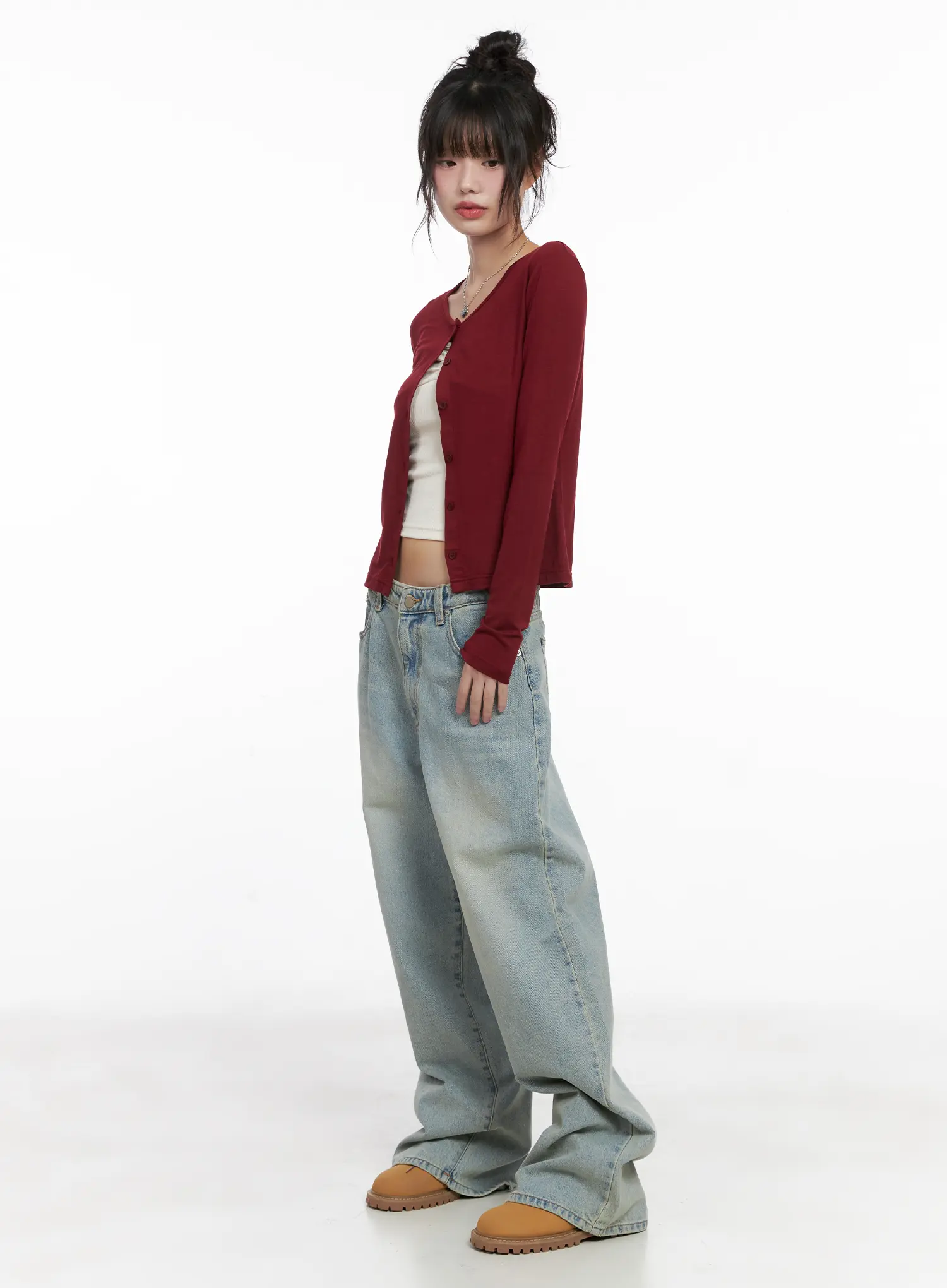 Everyday Long Sleeve Cardigan CG519 - Image 5