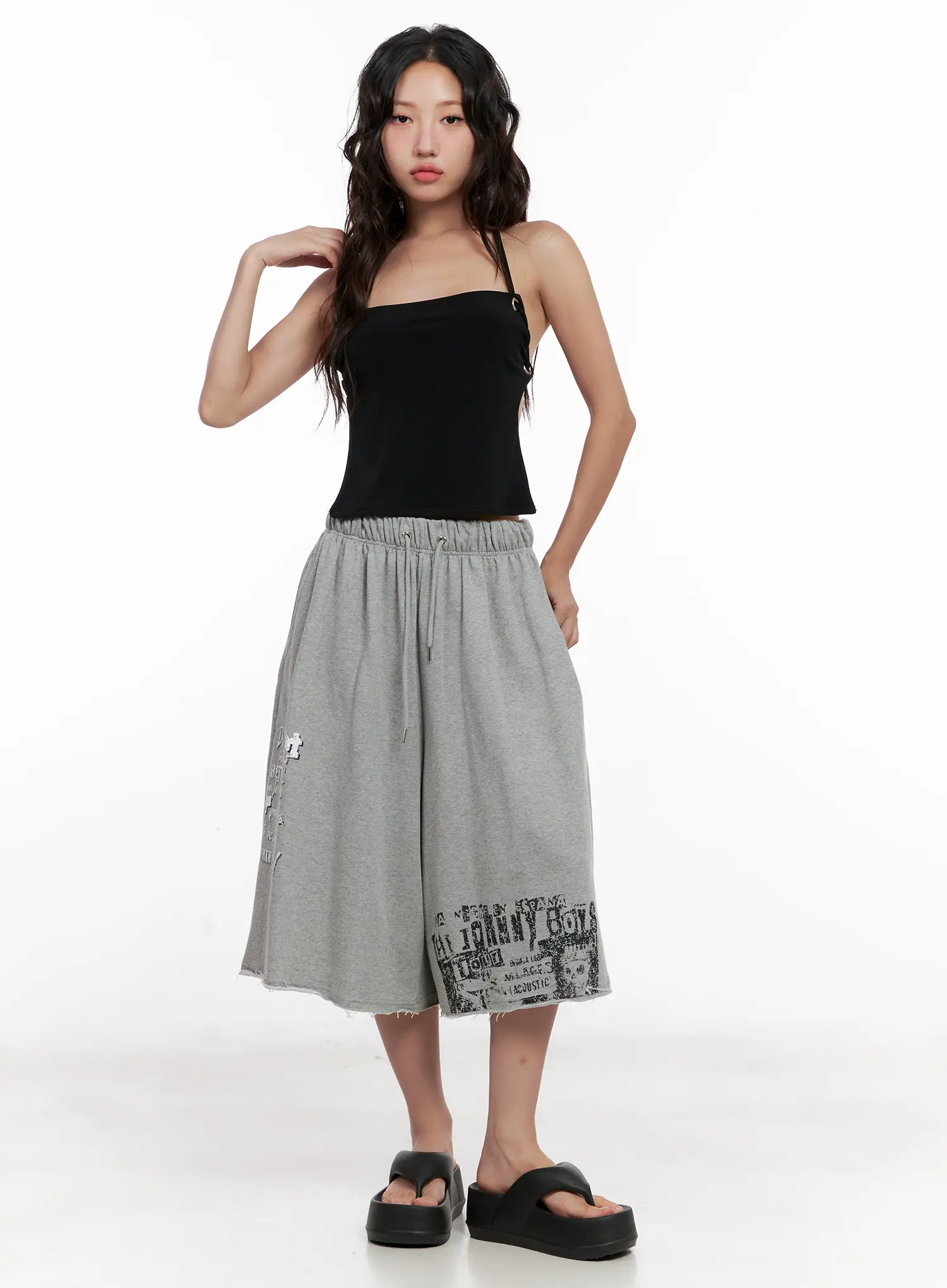 Eyelet Halter Knit Top CL521 - Image 3