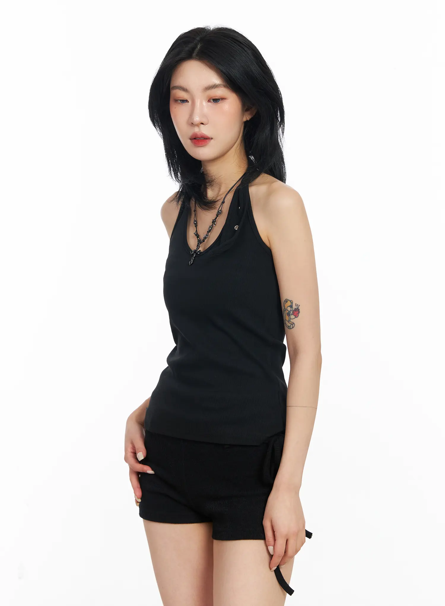 Eyelet Halter Top CJ522 - Image 4