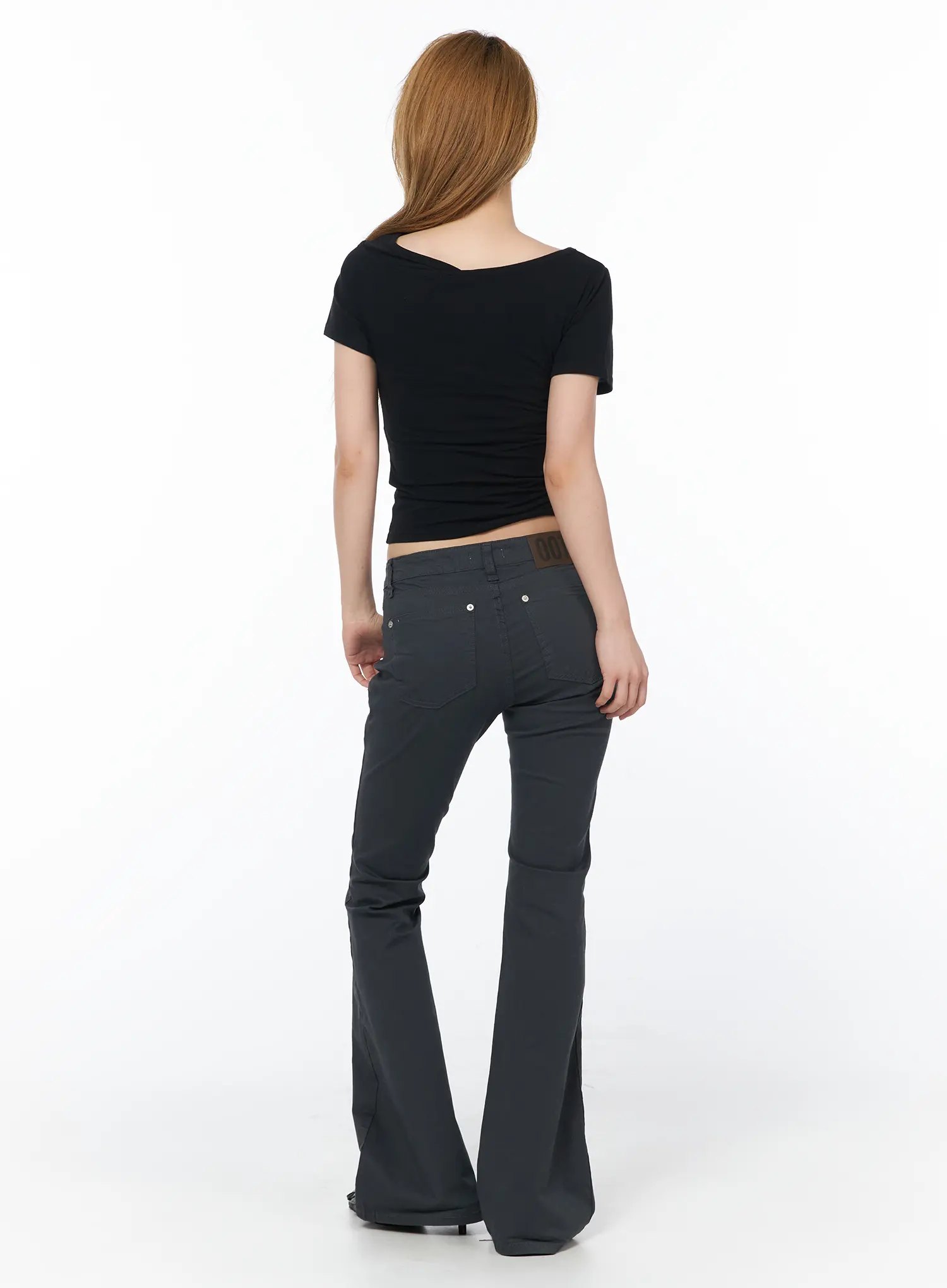 Eyelet Short Sleeve Tee CY505 - Image 5