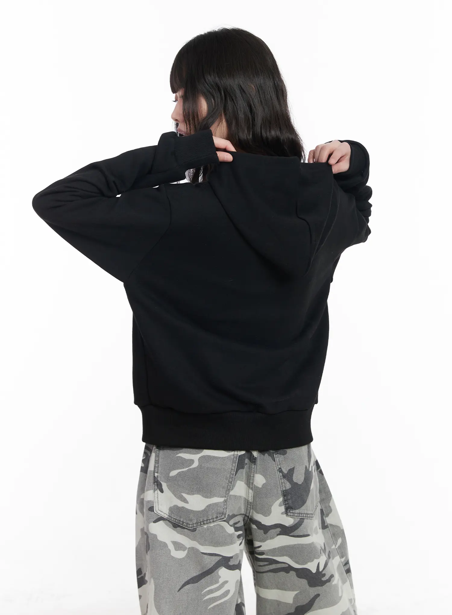 Eyelet Zip-Up Hoodie CM526 - Image 10