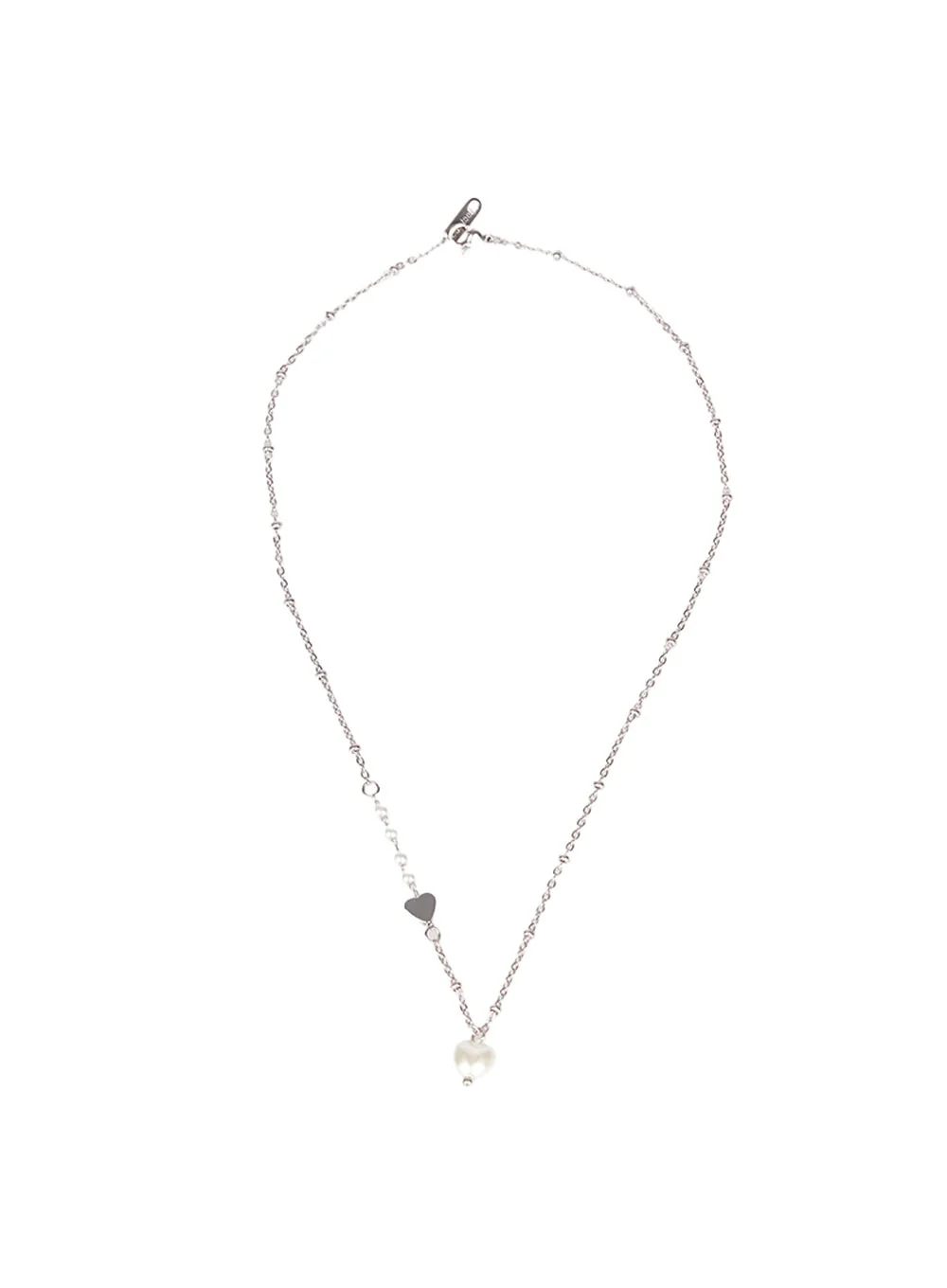 Fake Pearl Heart Necklace CF528 - Image 6