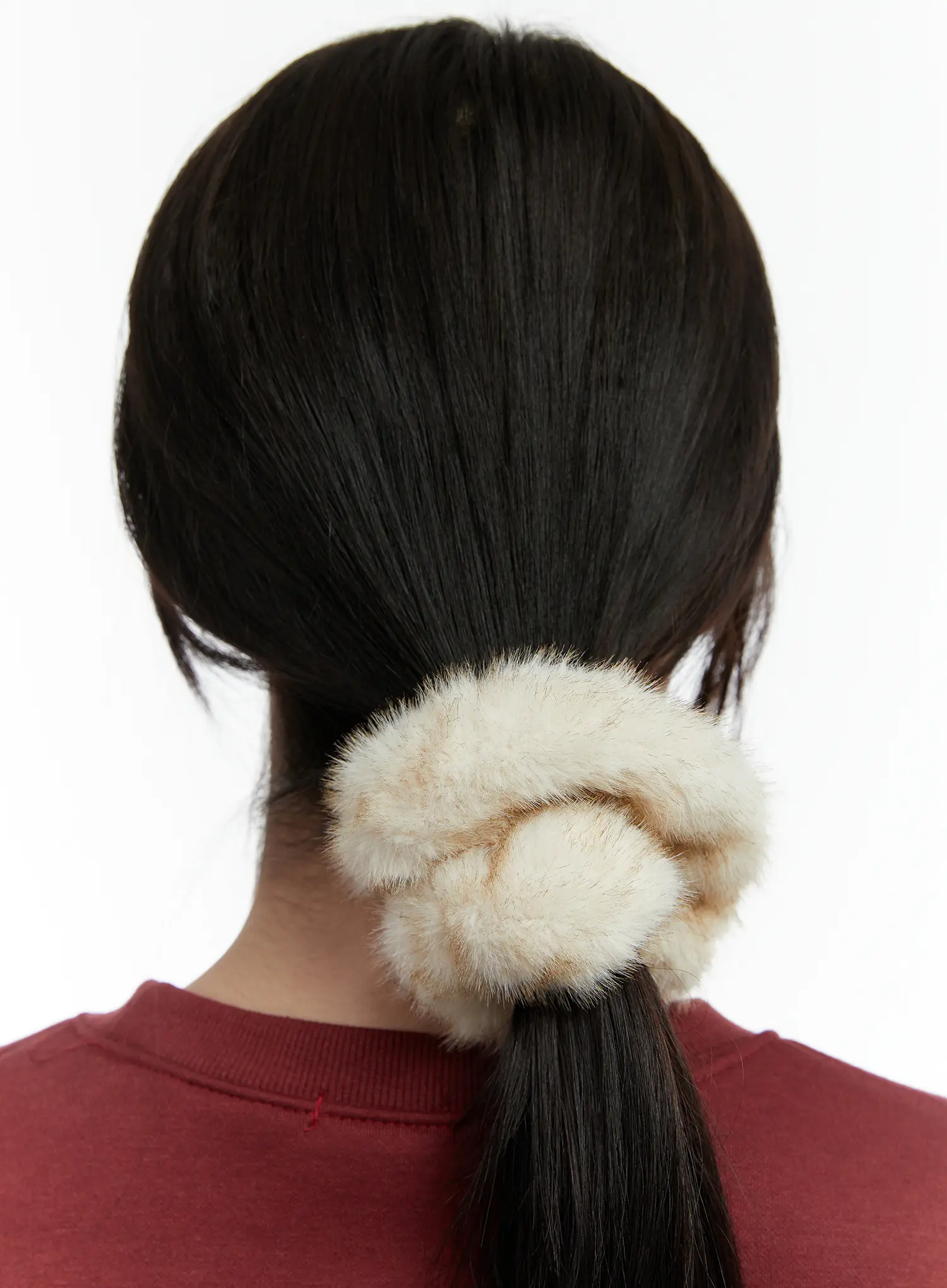 Faux Fur Angora-Blend Scrunchie CD514