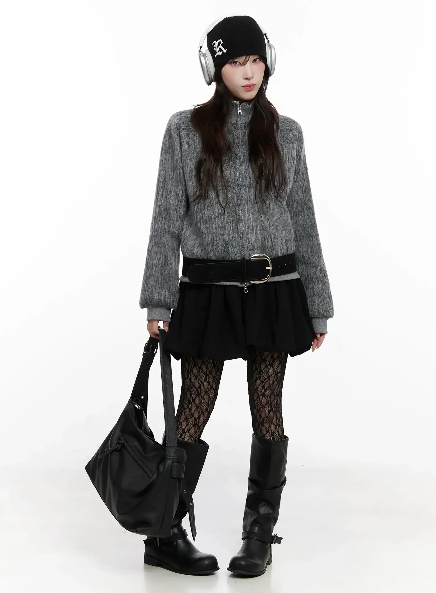 Faux Fur Zip Jacket IN525