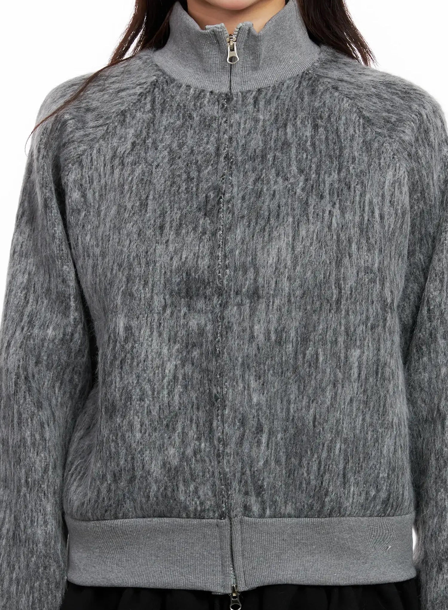 Faux Fur Zip Jacket IN525 - Image 3