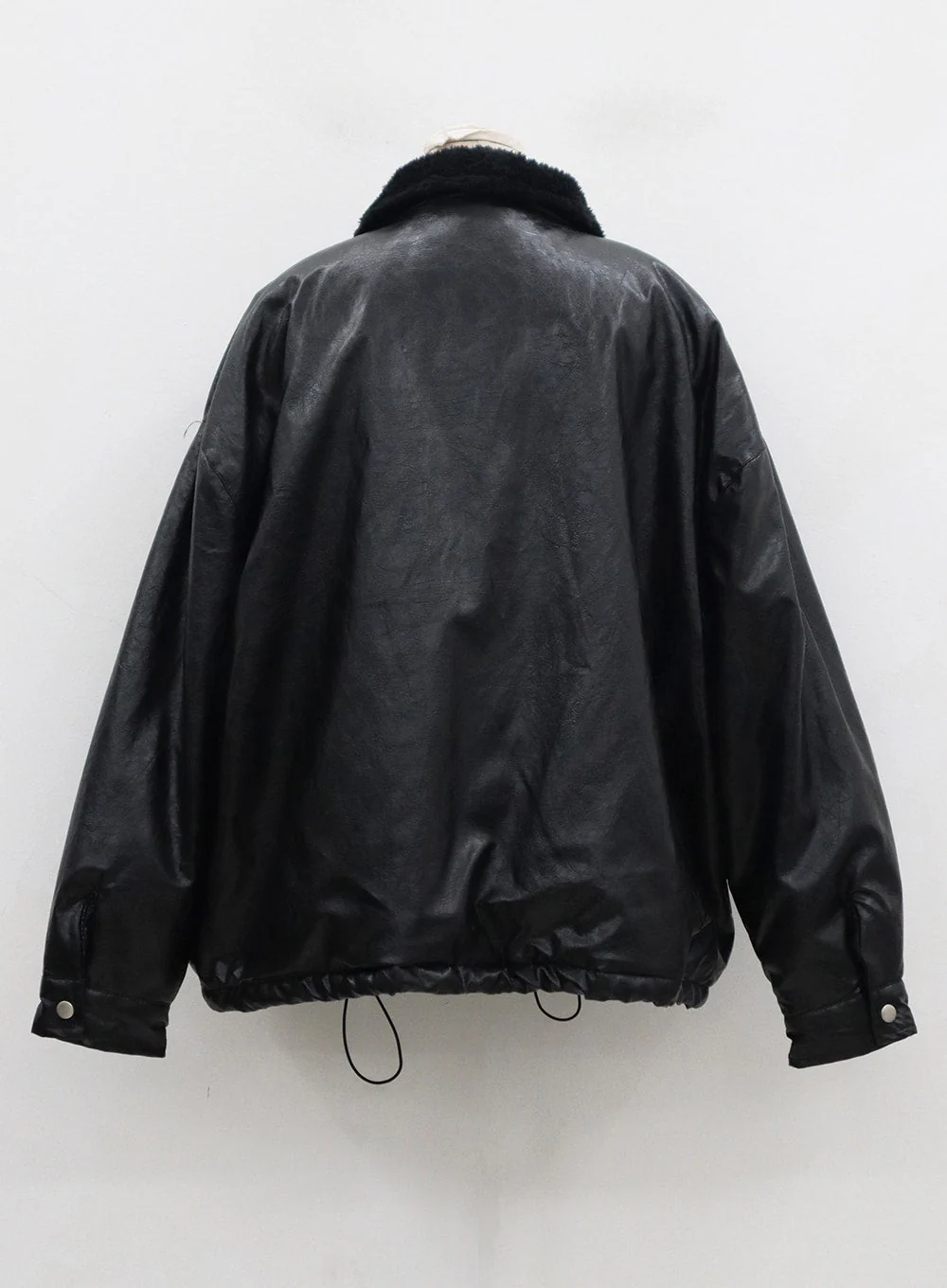 Faux Leather Fur Jacket CD12 - Image 17