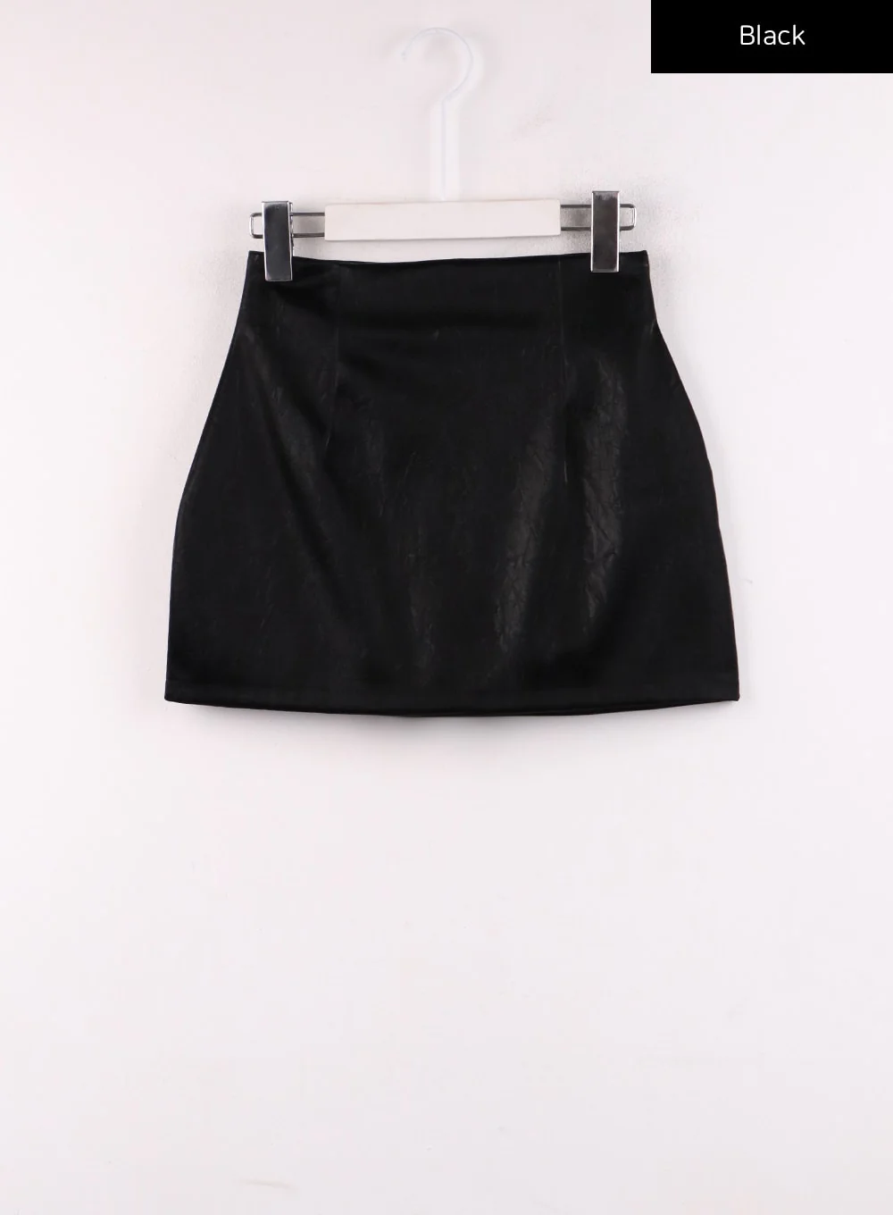 Faux Leather Mini Skirt IJ430 - Image 13