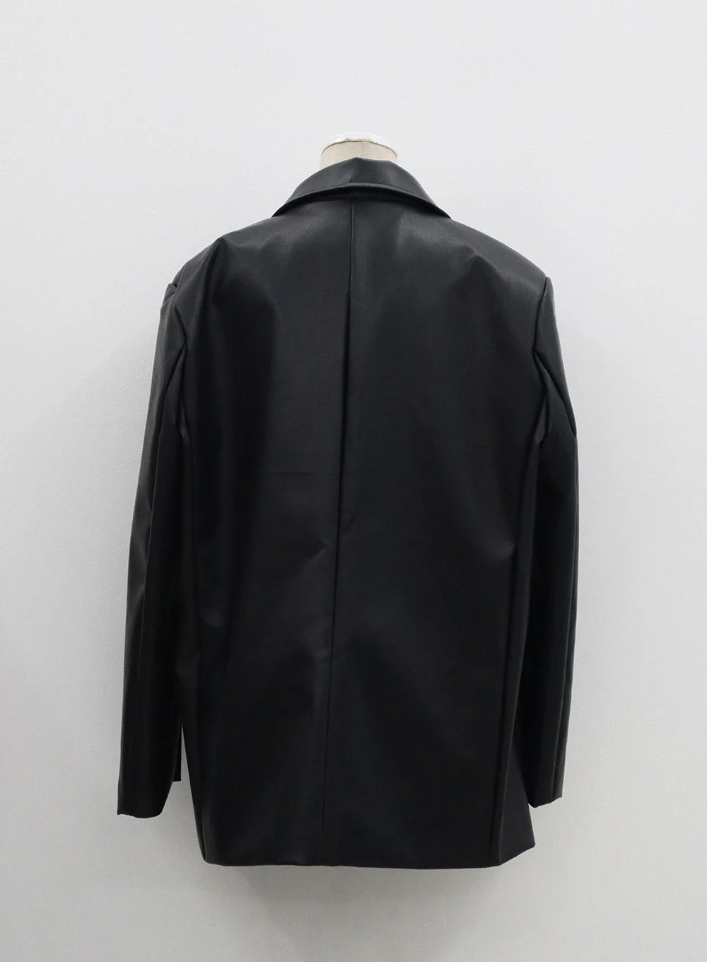 Faux Leather Oversized Jacket OM306 - Image 15