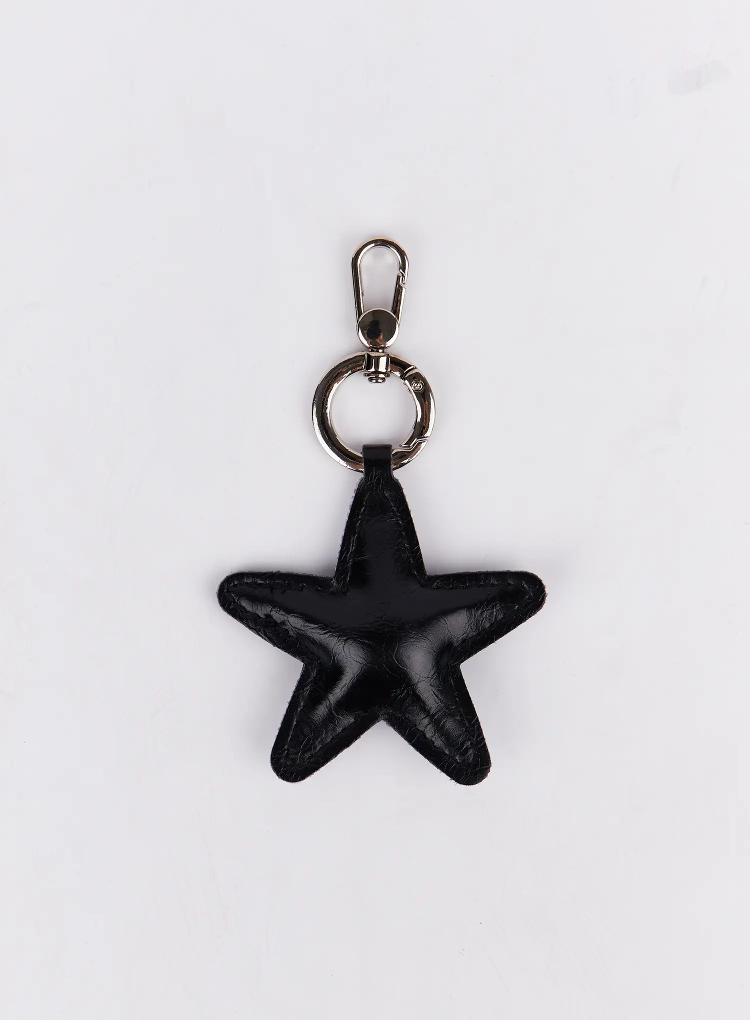 Faux Leather Star Keyring IM527 - Image 5