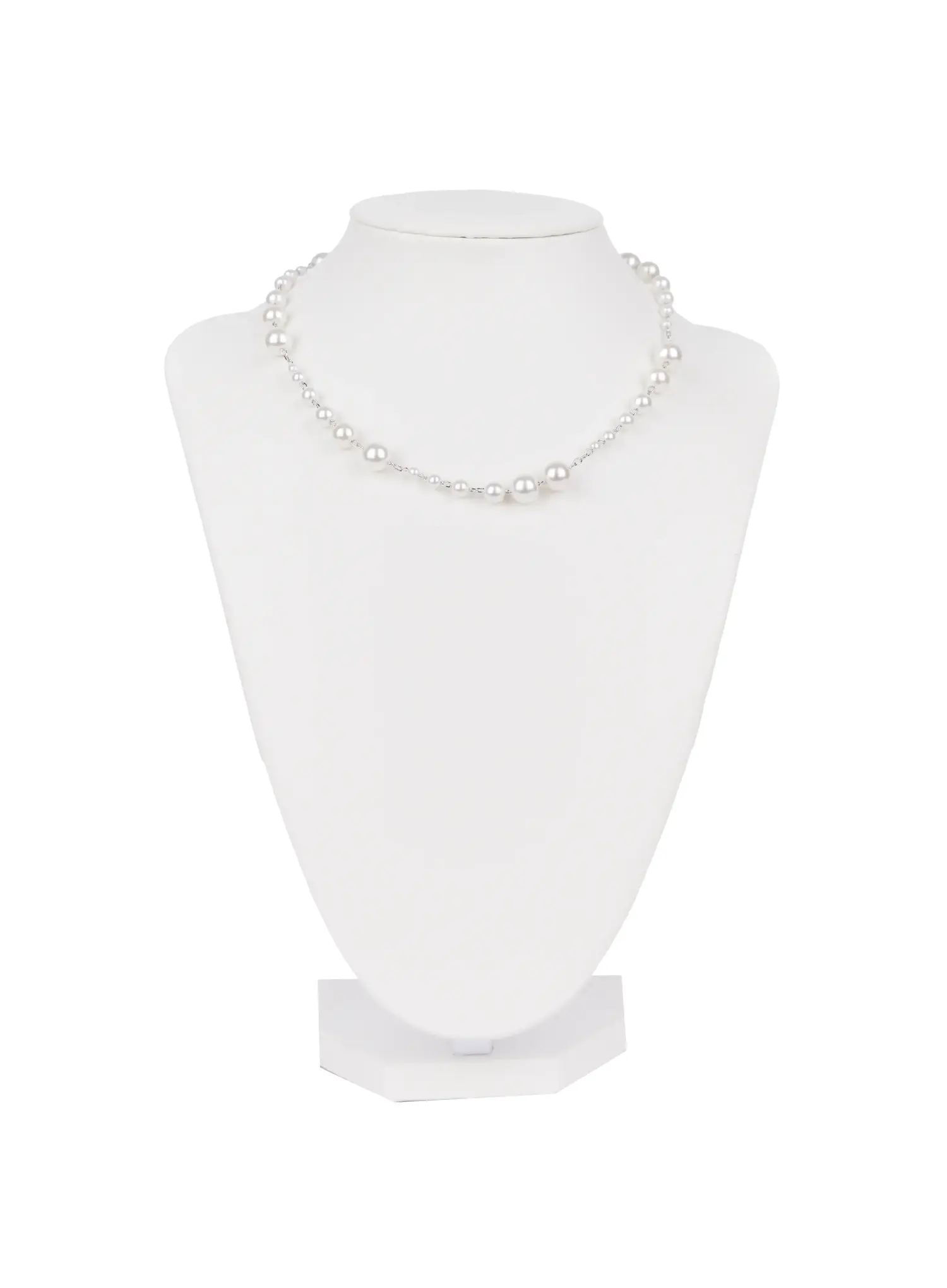 Faux-Pearl Layered Necklace IN510 - Image 8