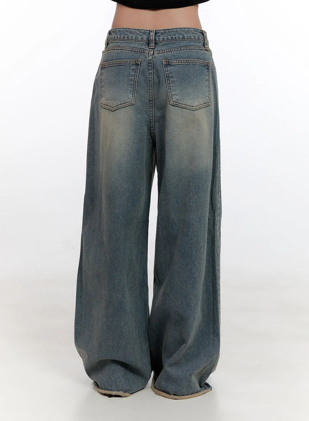 Felicia Cotton Wide Fit Baggy Jeans CN425 - Image 5
