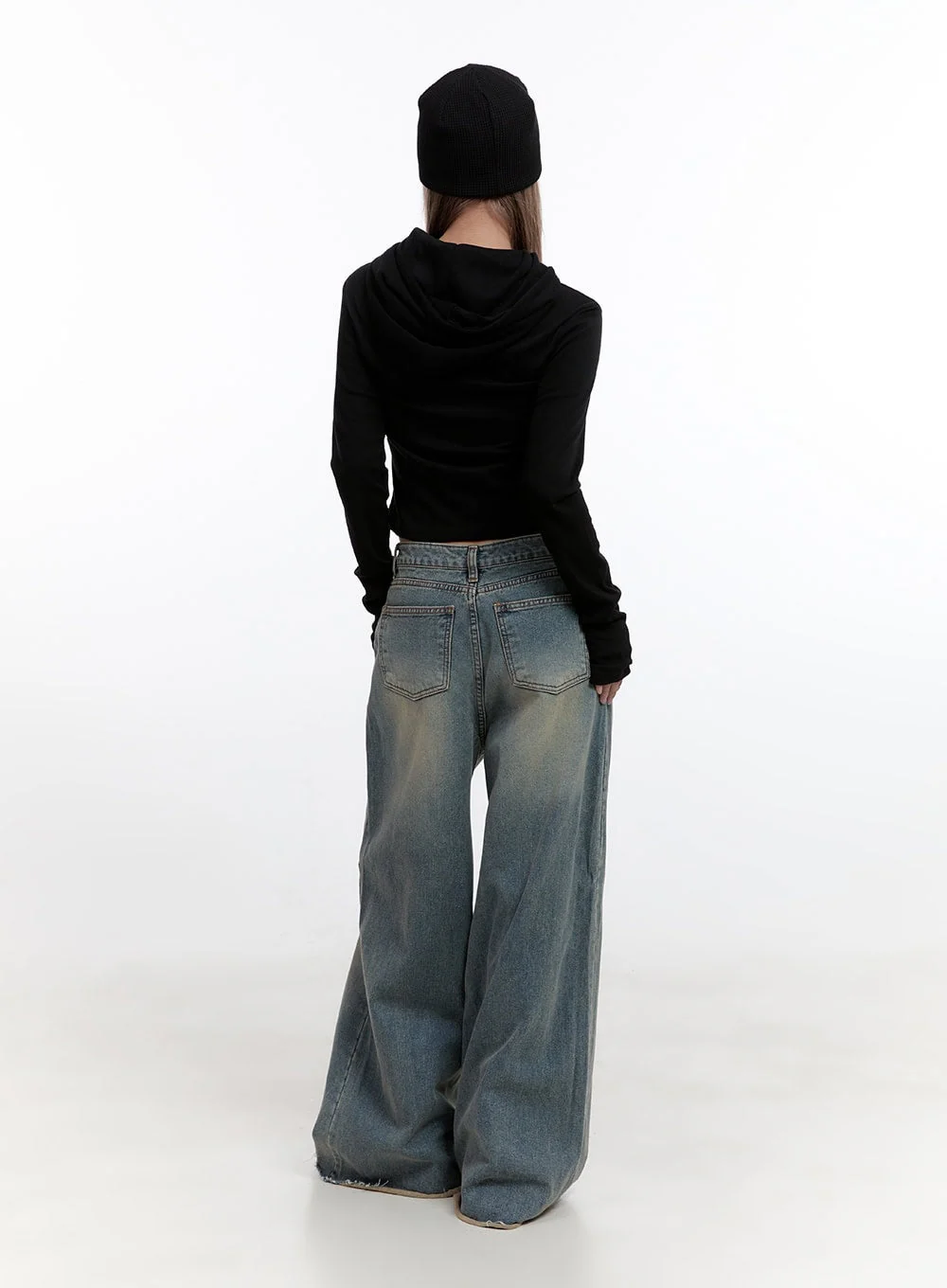 Felicia Cotton Wide Fit Baggy Jeans CN425 - Image 6