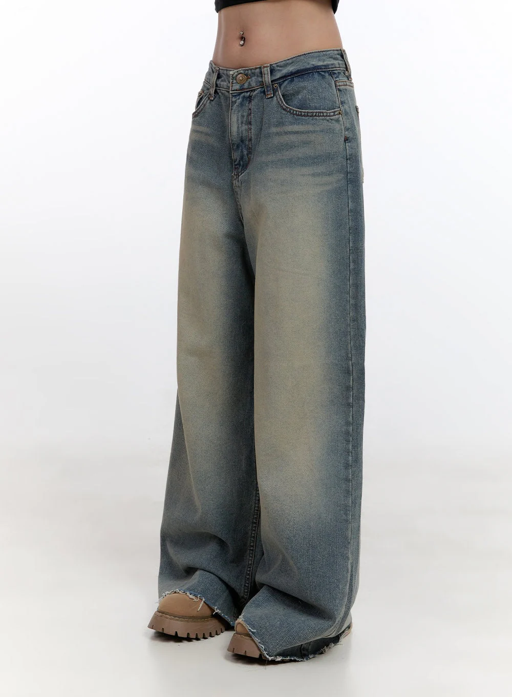 Felicia Cotton Wide Fit Baggy Jeans CN425 - Image 7