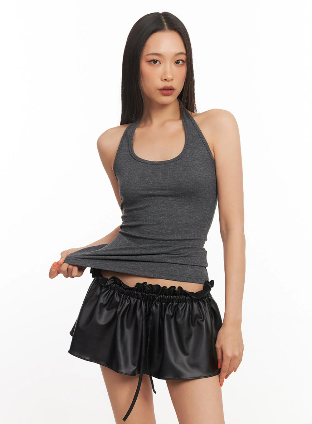 Fitted Halter Top IA507 - Image 7