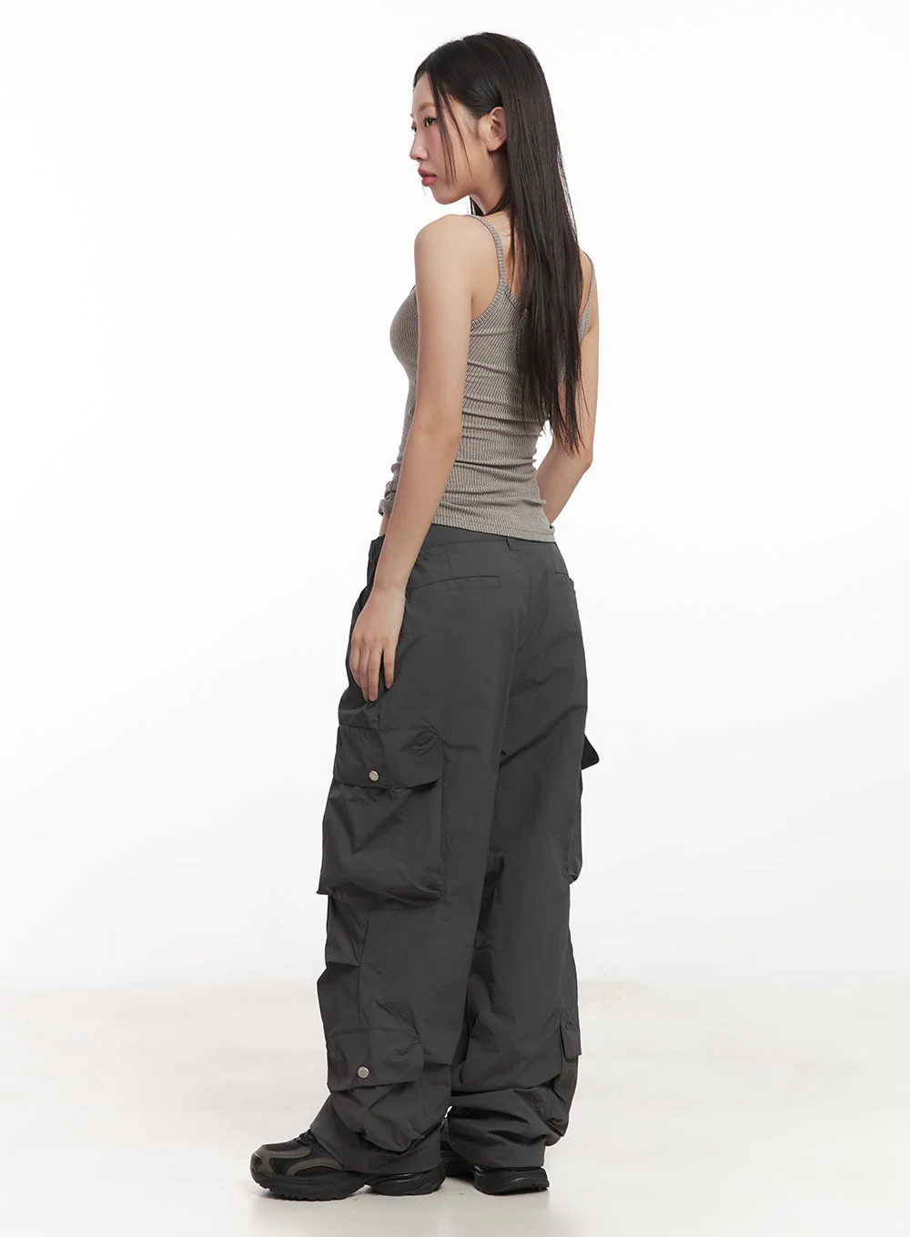 Fitted Ribbed Tank CA518 - Image 3