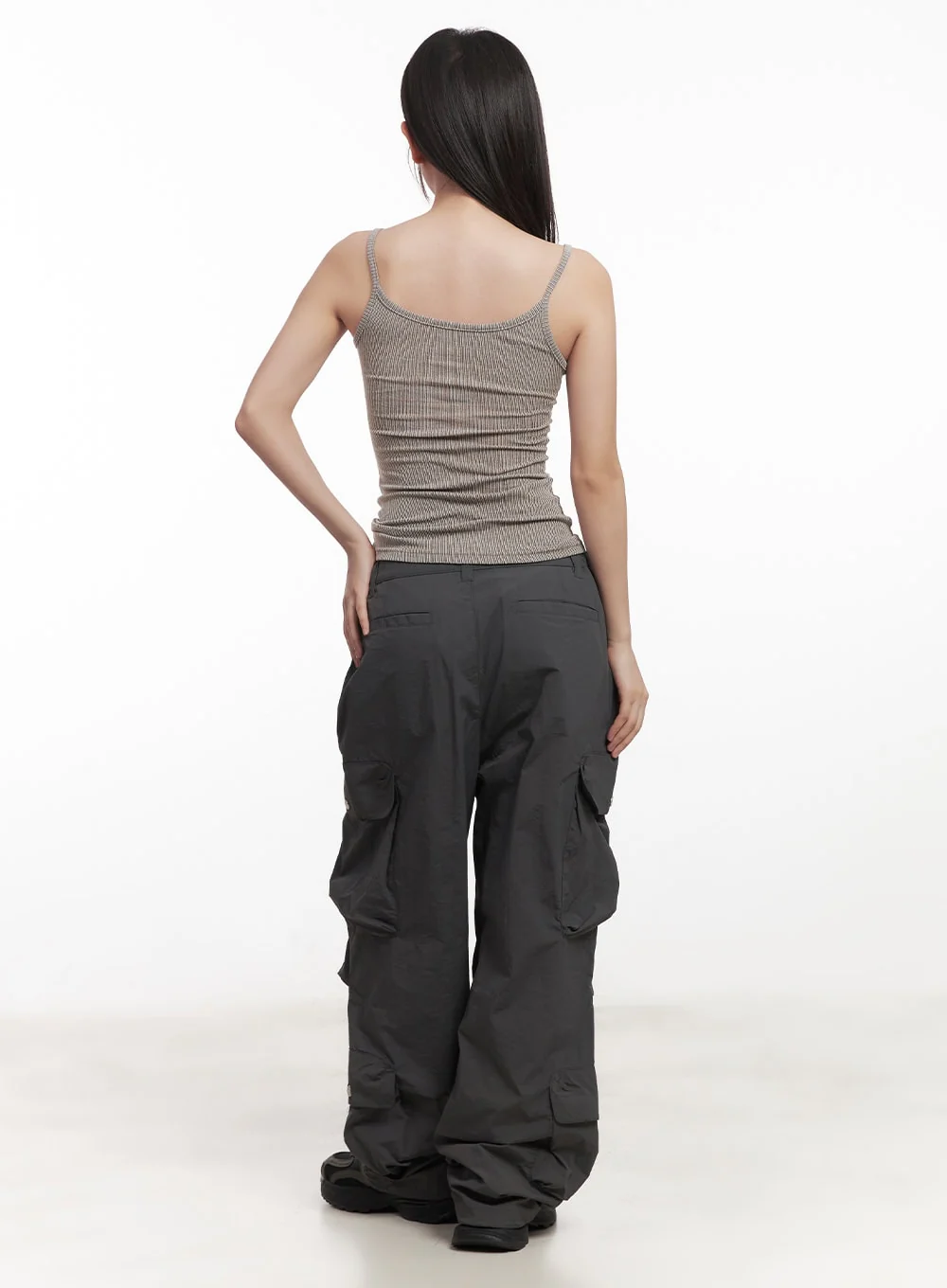 Fitted Ribbed Tank CA518 - Image 4