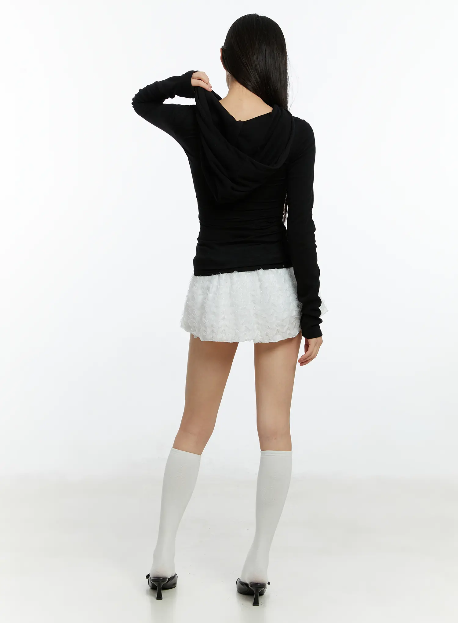Flare Lace Mini Skirt CF510 - Image 7