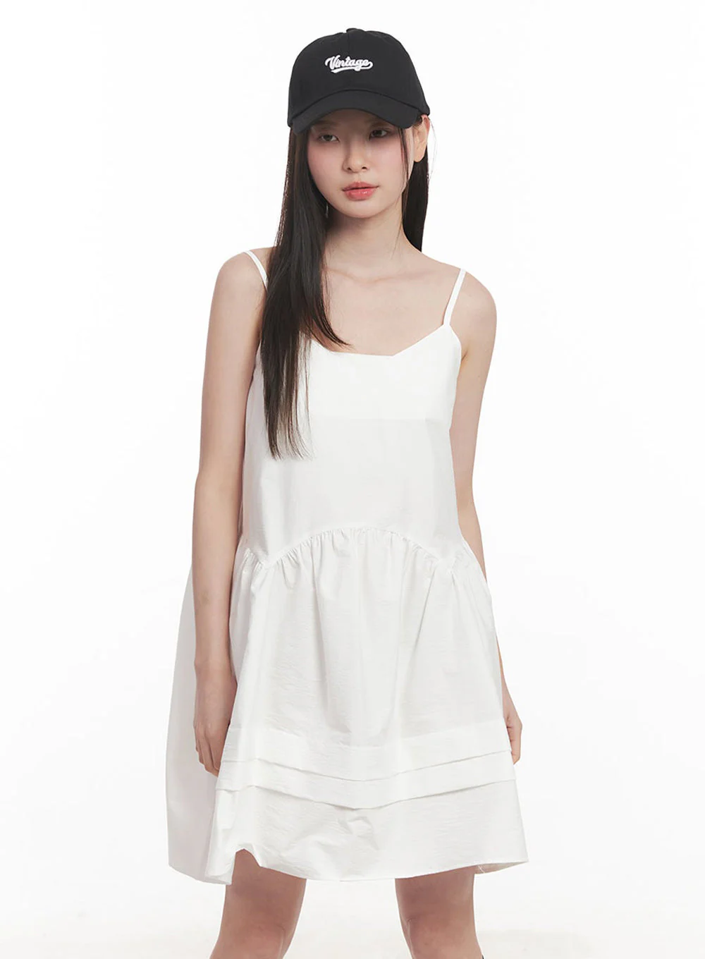 Flare V-Neck Cami Mini Dress IY509 - Image 6