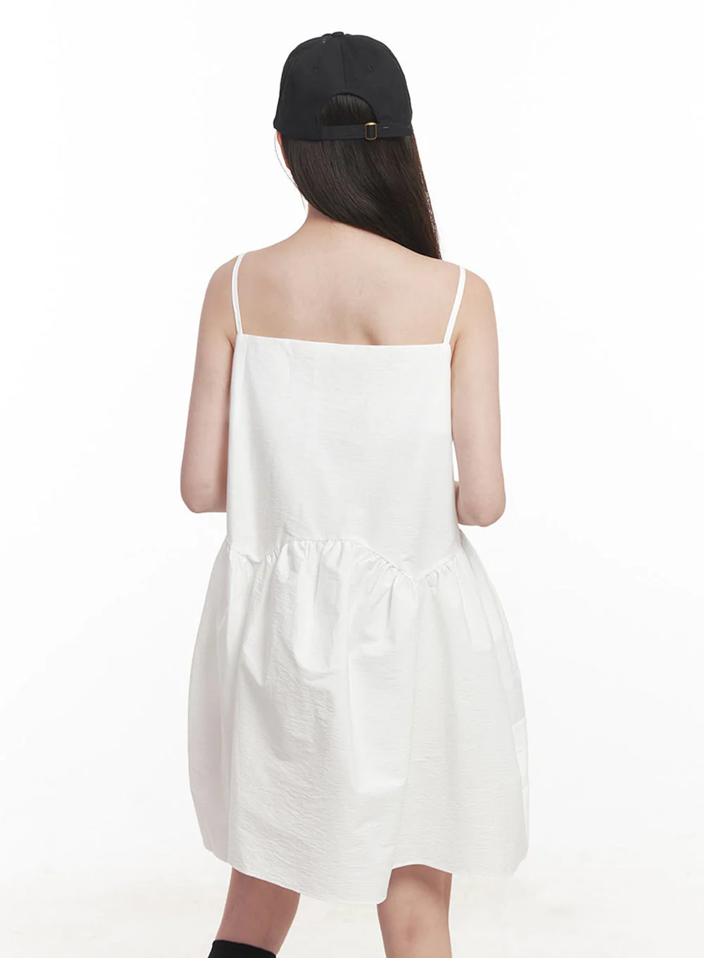 Flare V-Neck Cami Mini Dress IY509 - Image 8