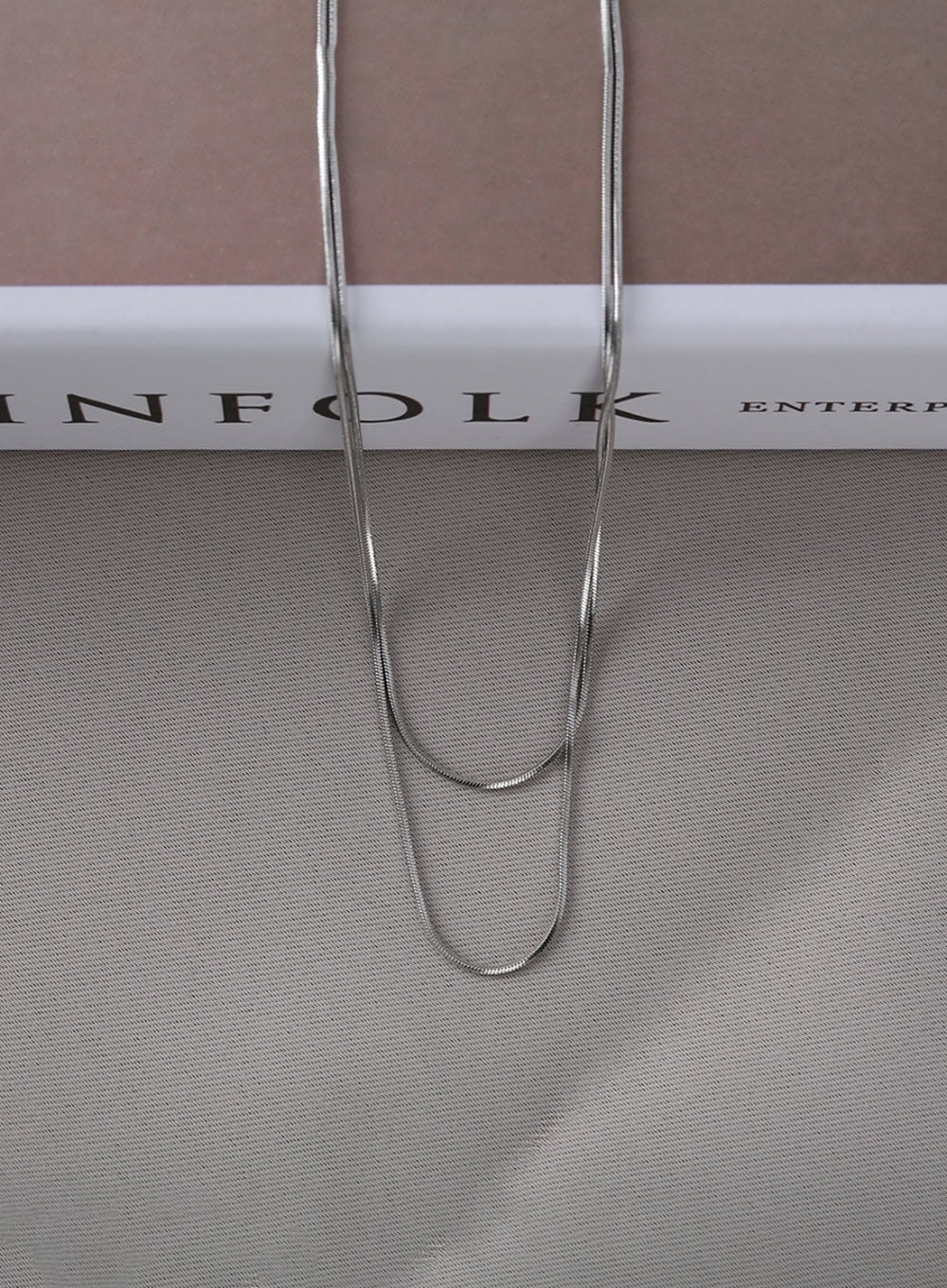 Flat 2 set Necklace IL405 - Image 2