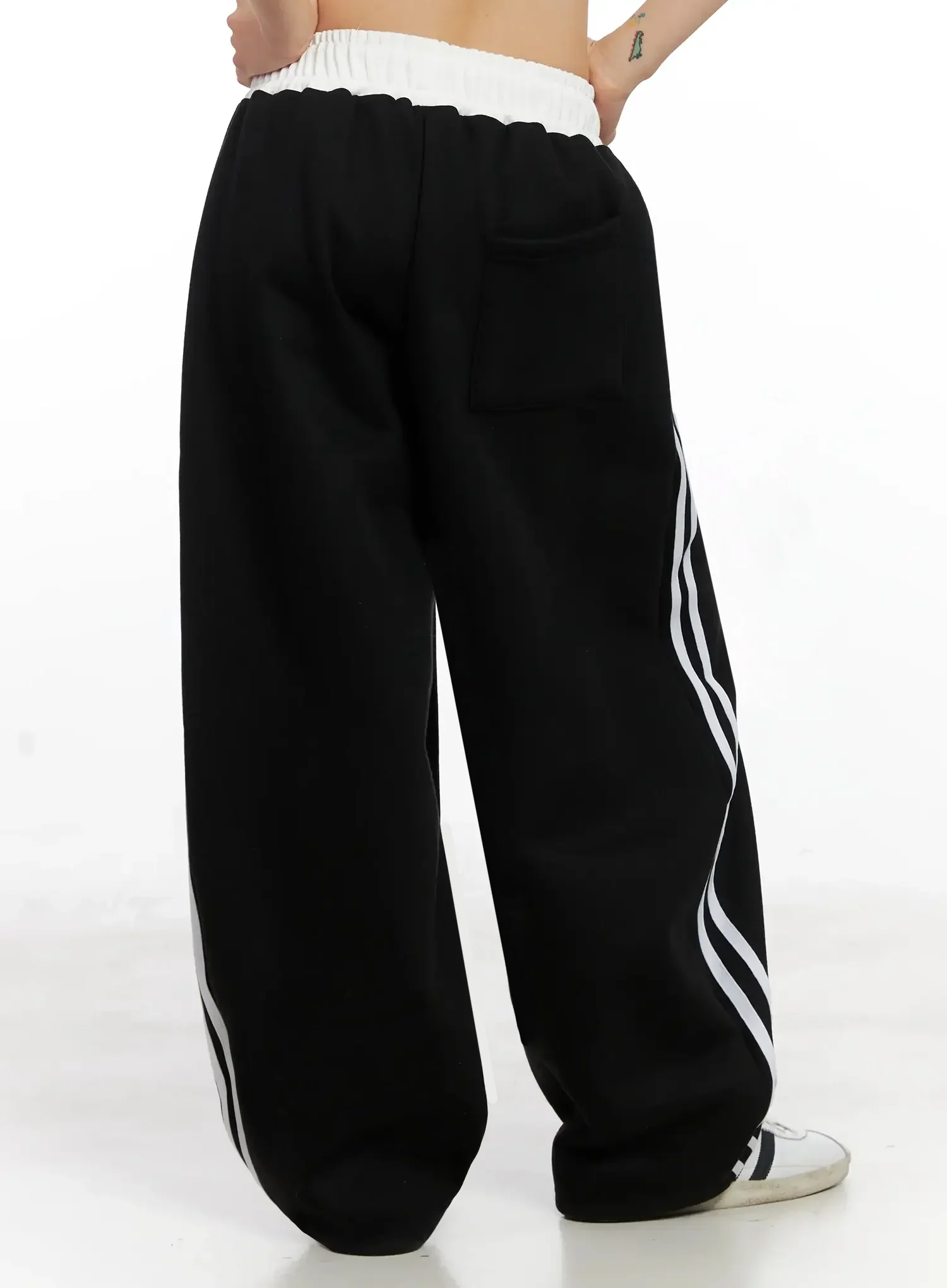 Fleece Baggy Drawstring Sweatpants IN528 - Image 13