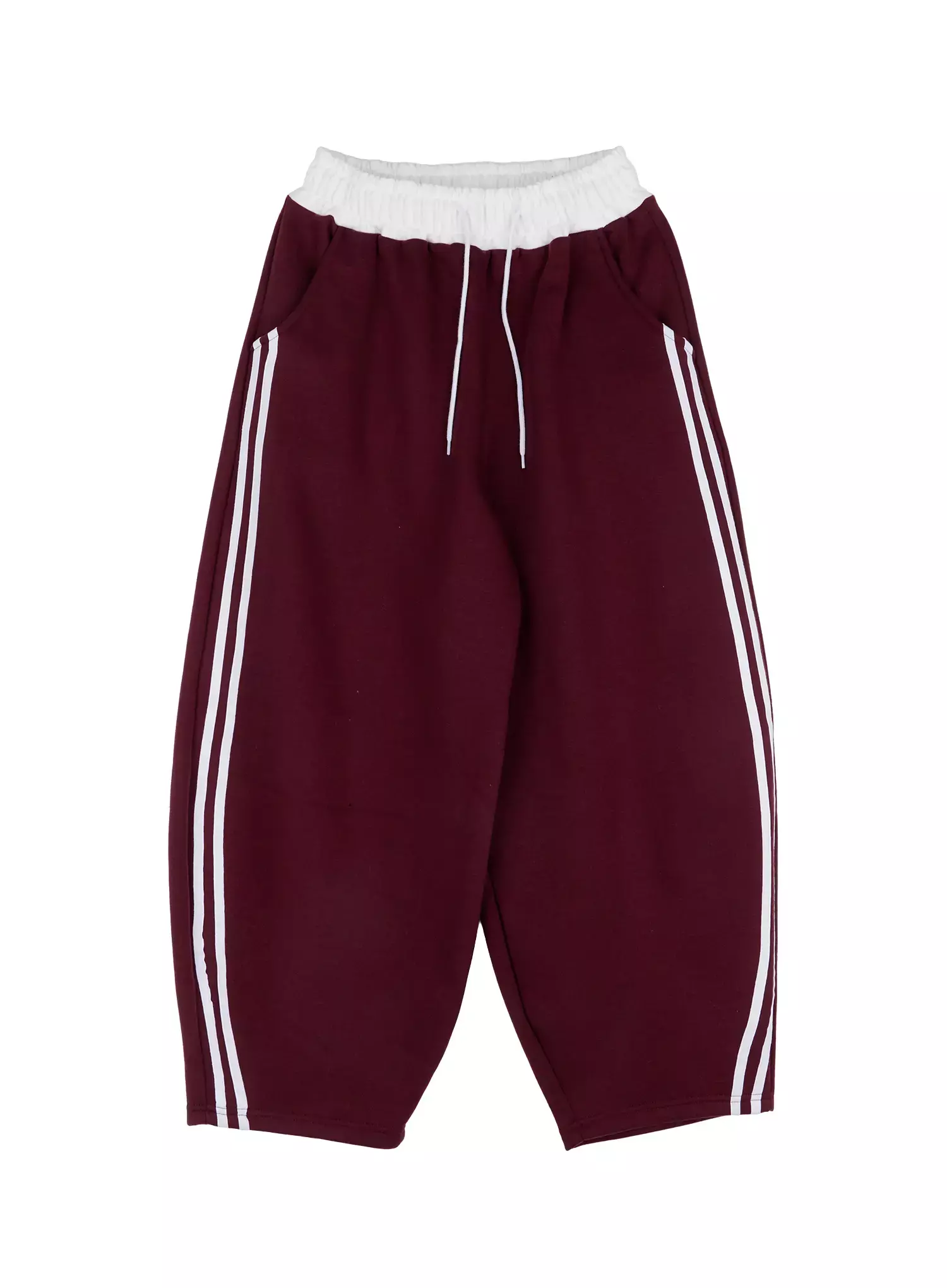 Fleece Baggy Drawstring Sweatpants IN528 - Image 17