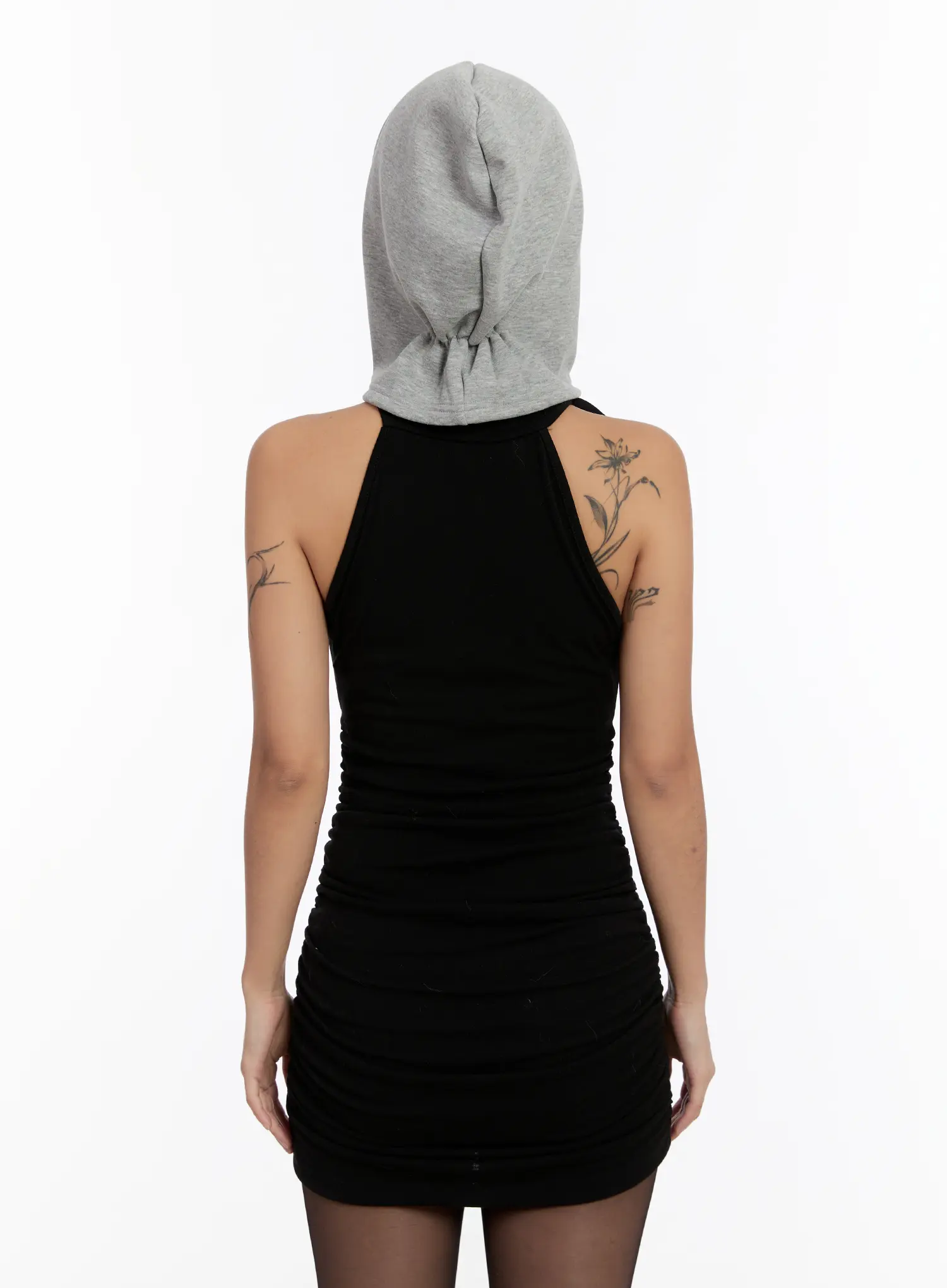Fleece-Lined Hooded Scarf CN527 - Image 5