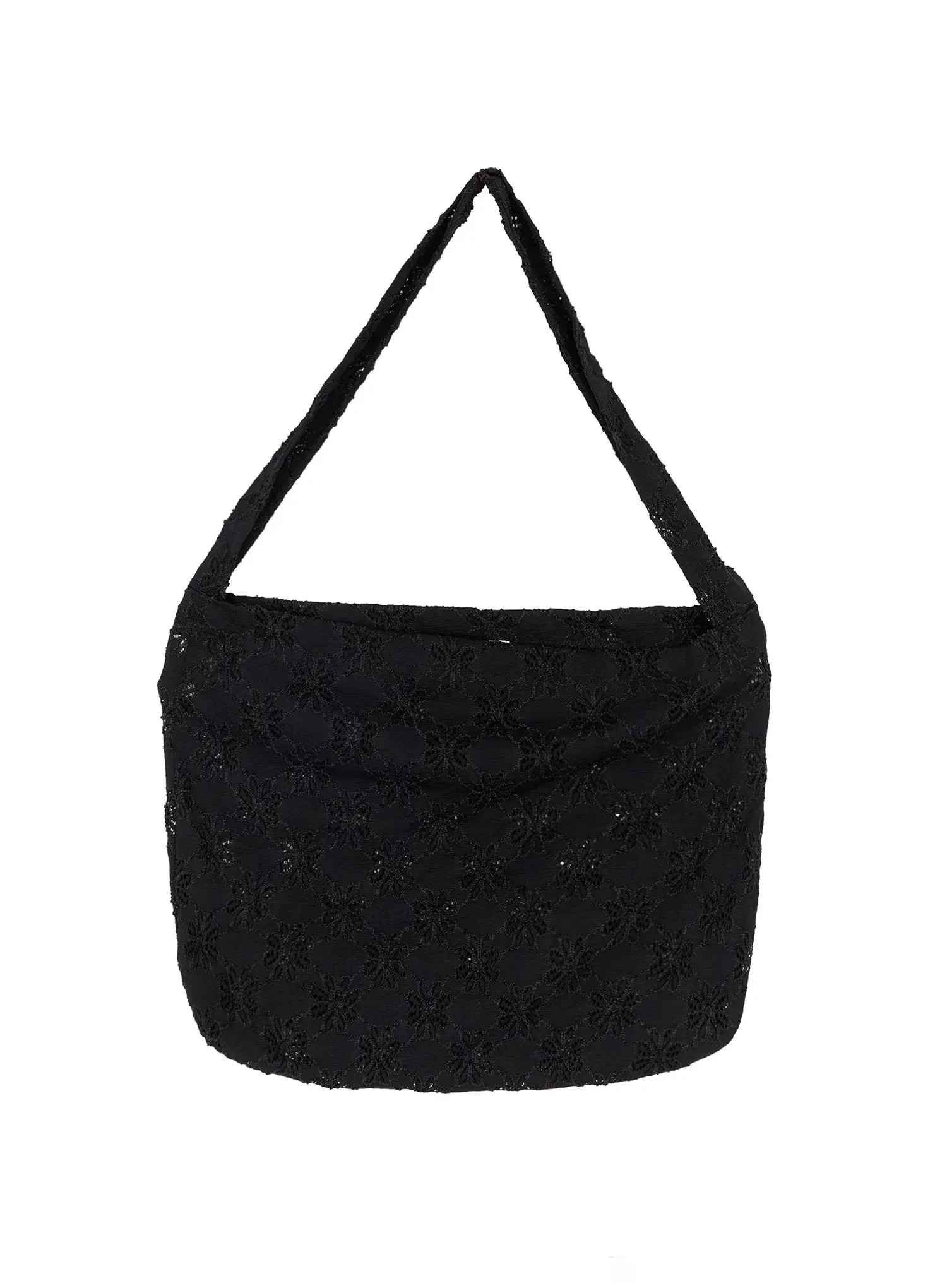 Floral Eyelet Shoulder Tote IA523 - Image 7