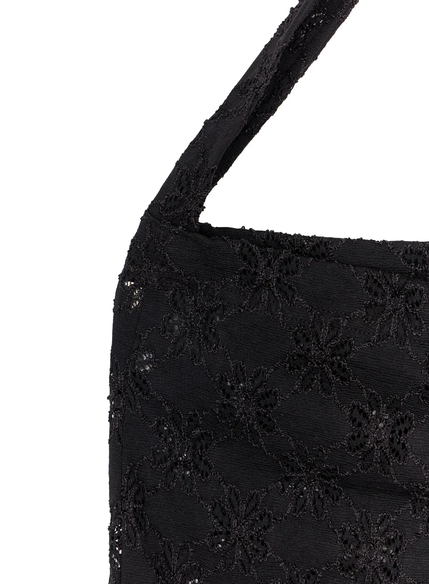 Floral Eyelet Shoulder Tote IA523 - Image 8