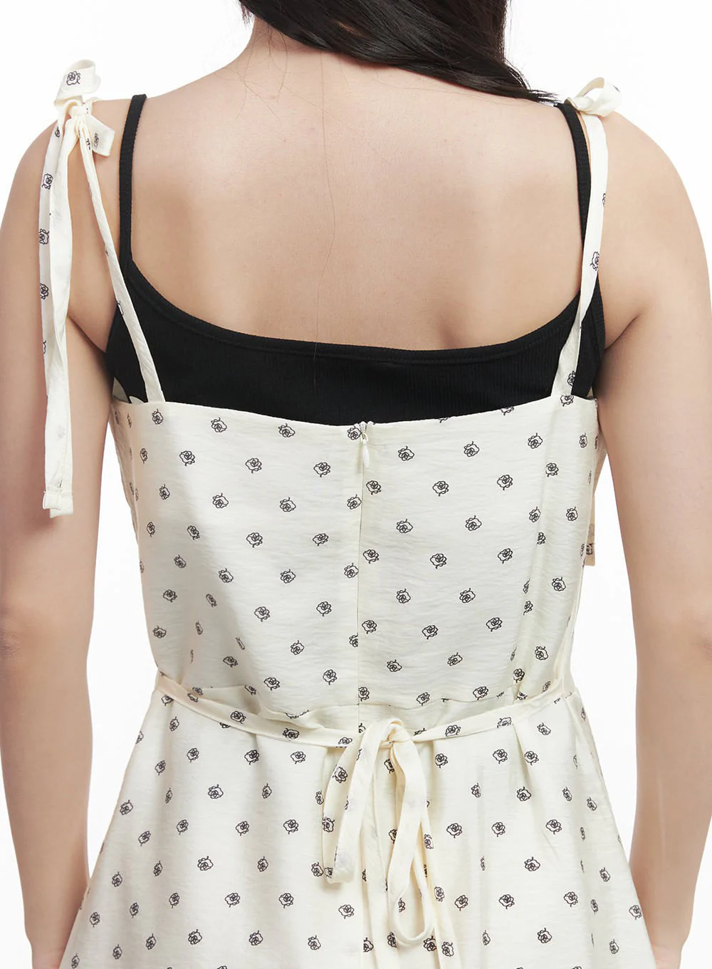 Floral Flare Cami Midi Dress IM528 - Image 3