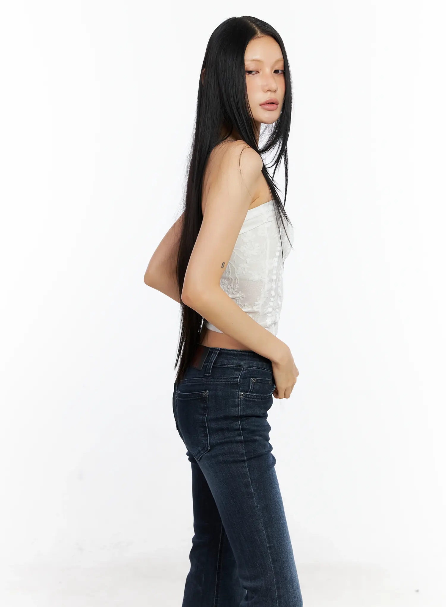 Floral Lace Tube Top CL529 - Image 4