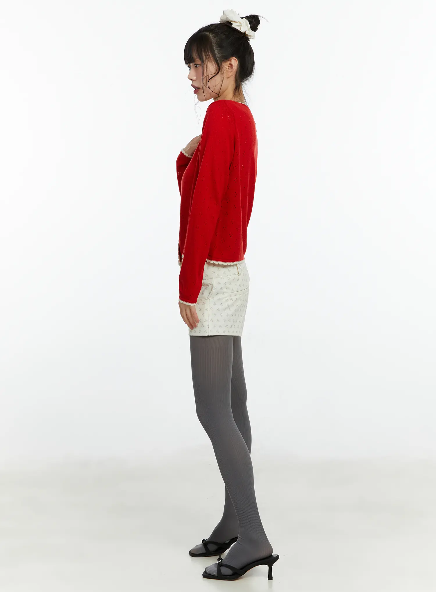 Floral Low Rise Shorts CF509 - Image 6