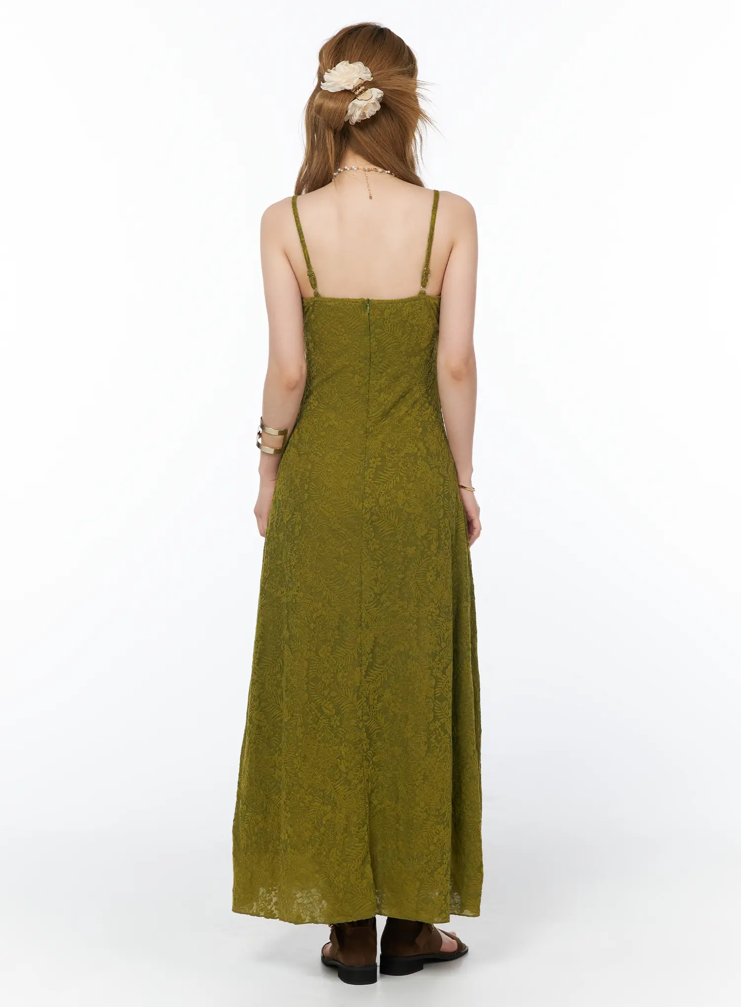 Floral Maxi Dress CY505 - Image 4