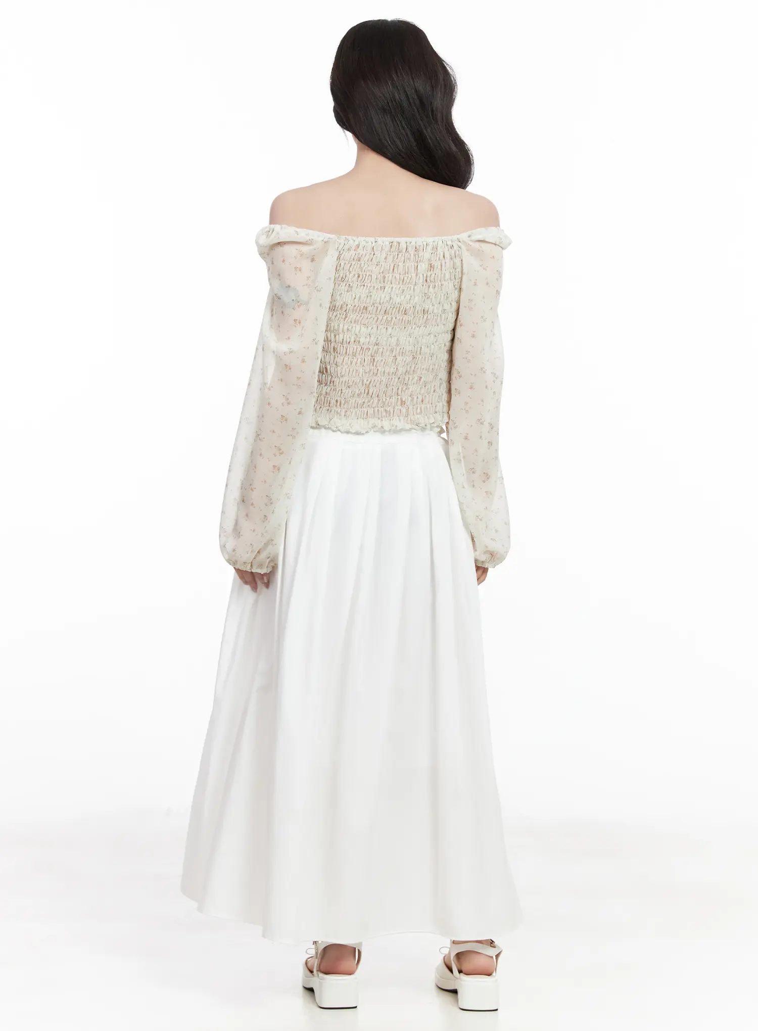 Floral Off-Shoulder Blouse CF519 - Image 5