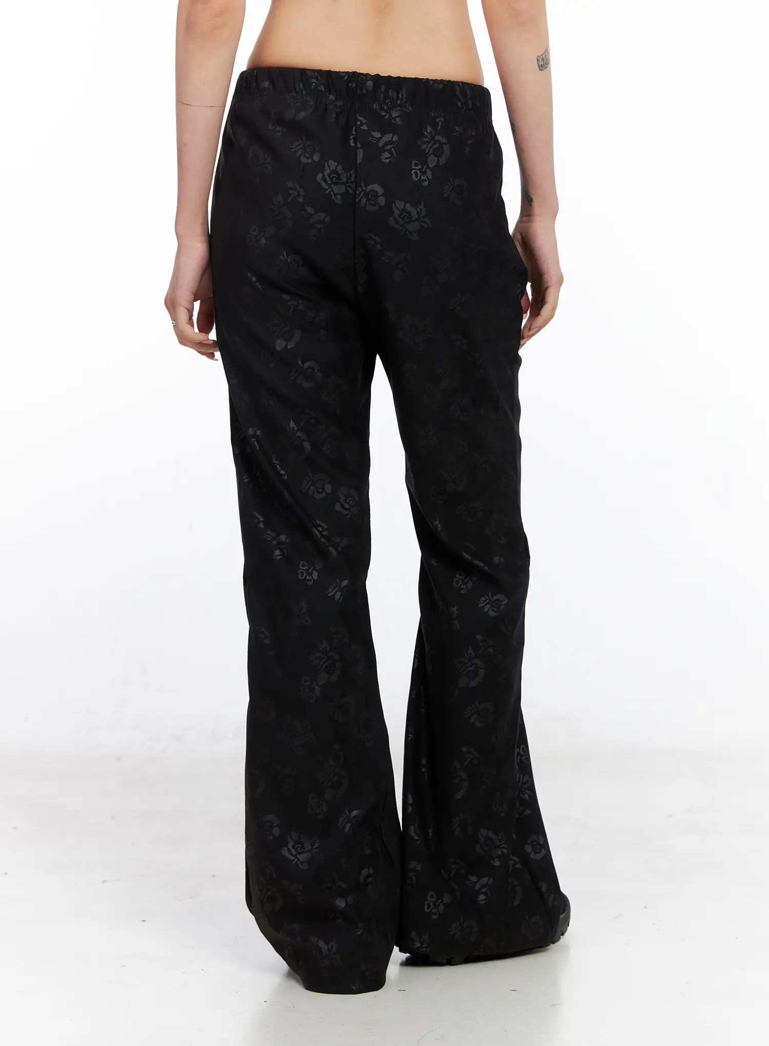 Floral Printed Flared Pants CO507 - Image 6