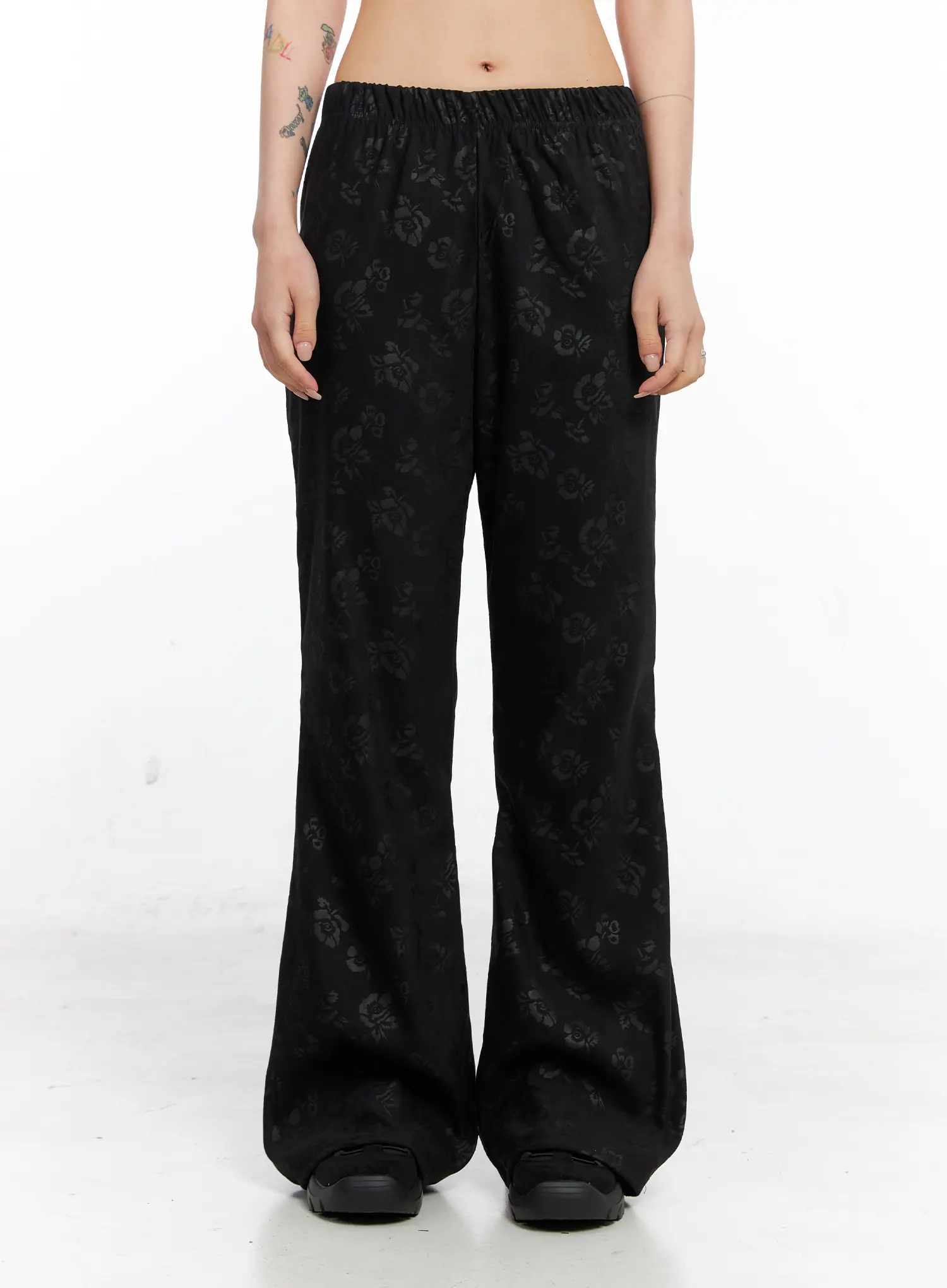 Floral Printed Flared Pants CO507 - Image 7