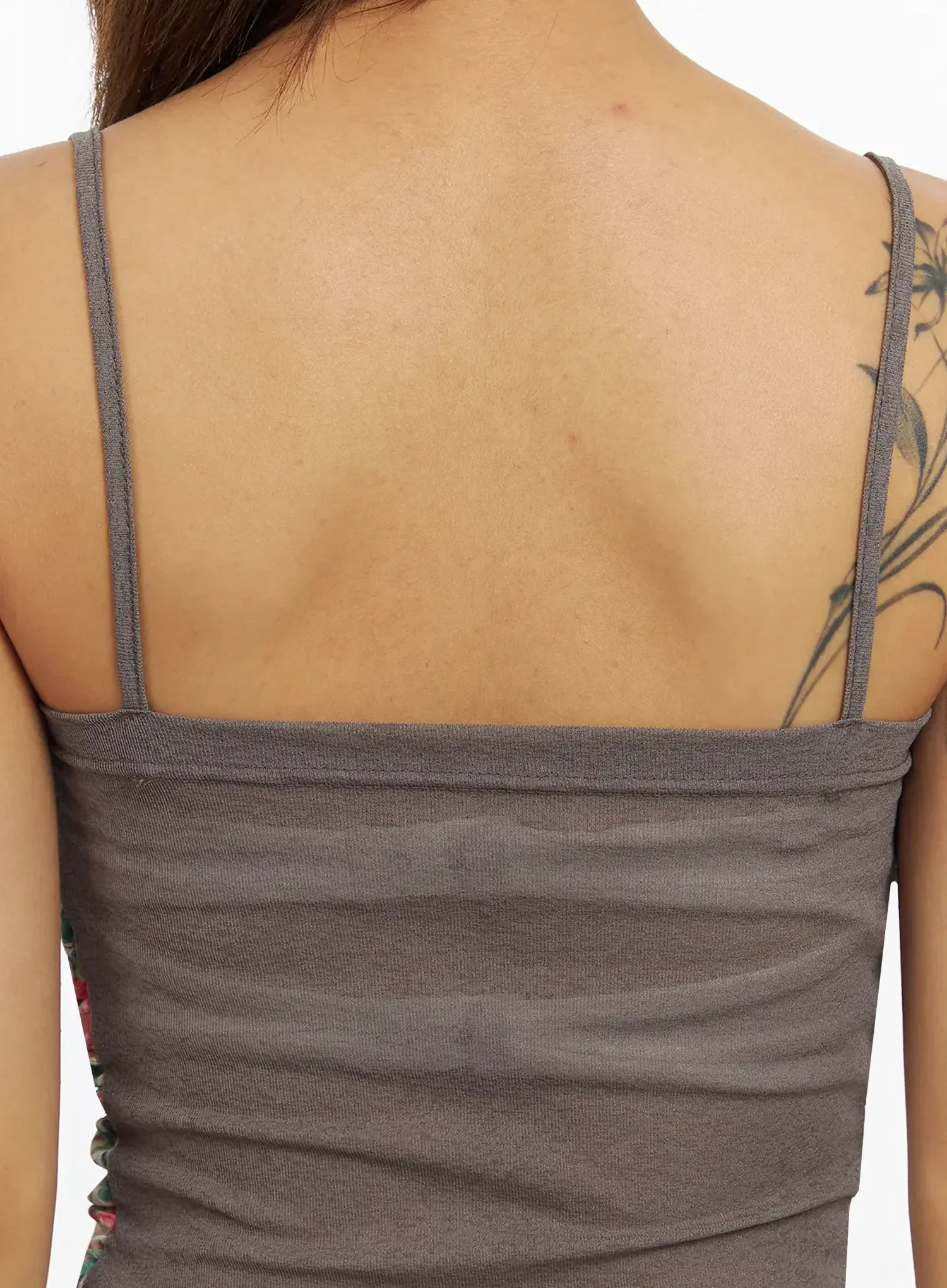 Floral Shirred Cami Top IA527 - Image 10