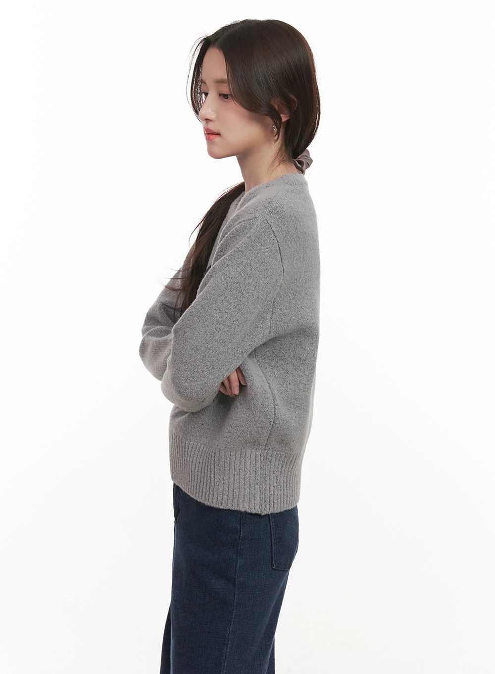 Flower Graphic Knitted Sweater CJ515 - Image 4