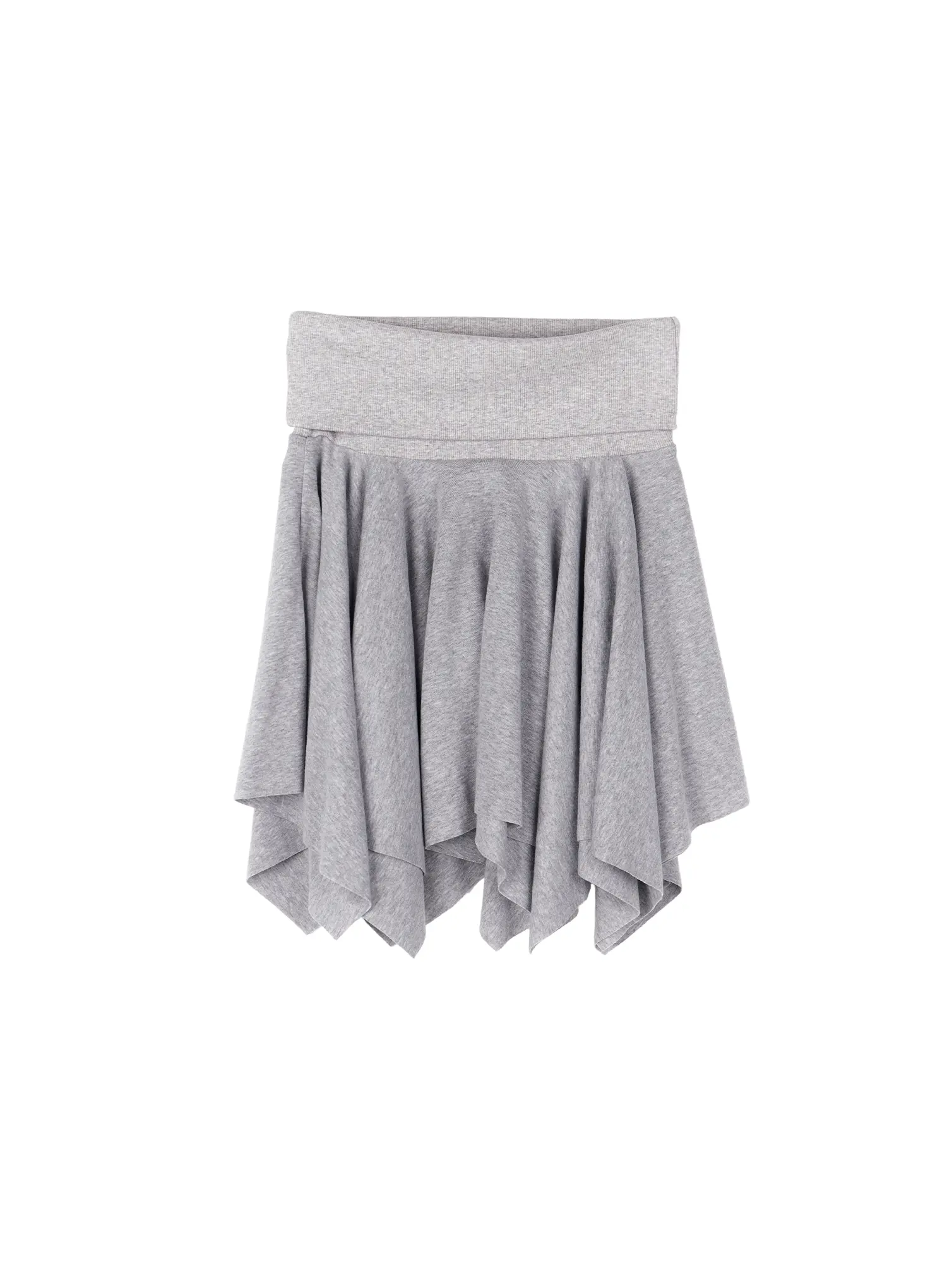 Flowy Handkerchief Hem Mini Skirt CA514 - Image 9